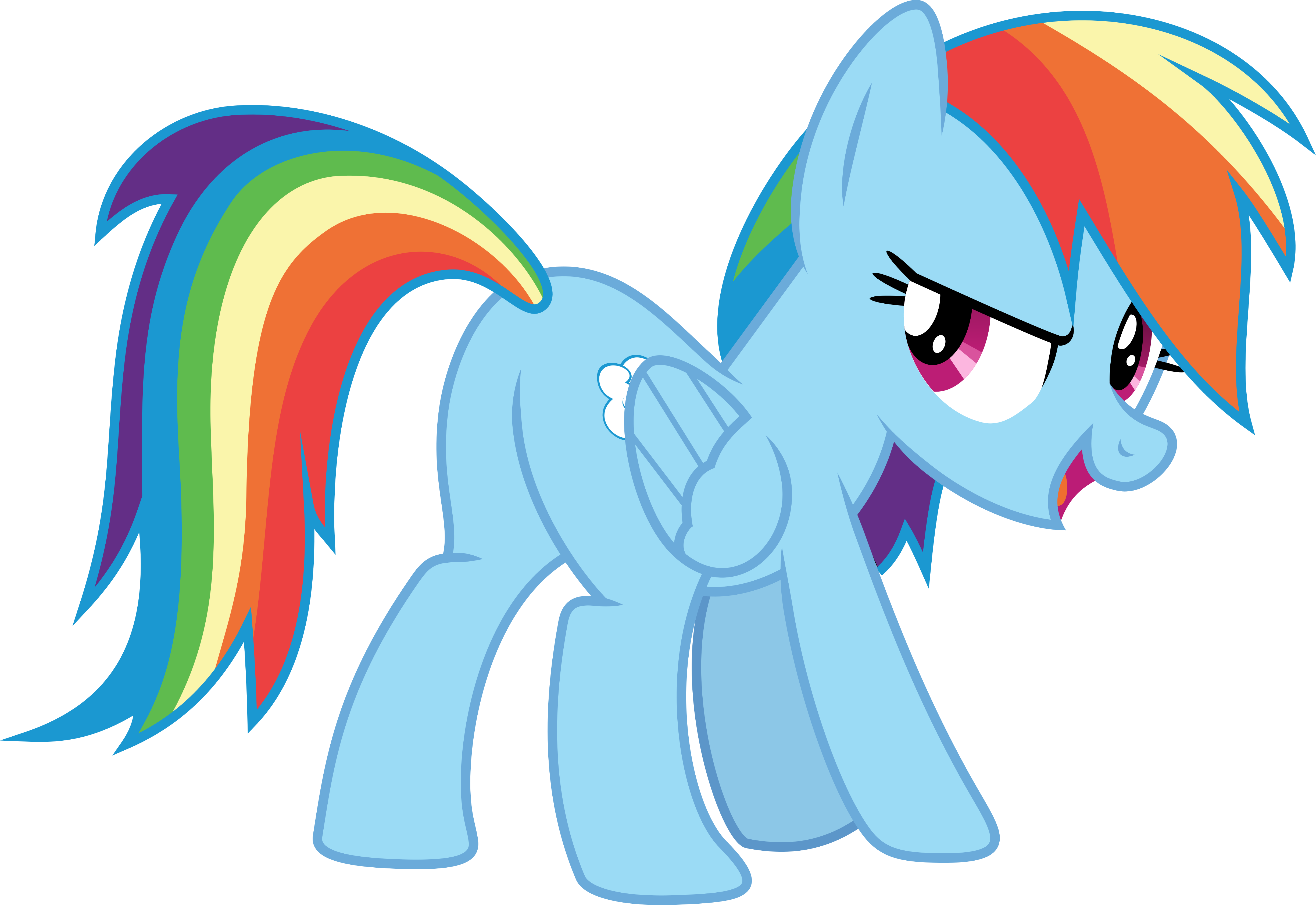 Rainbow dash butt