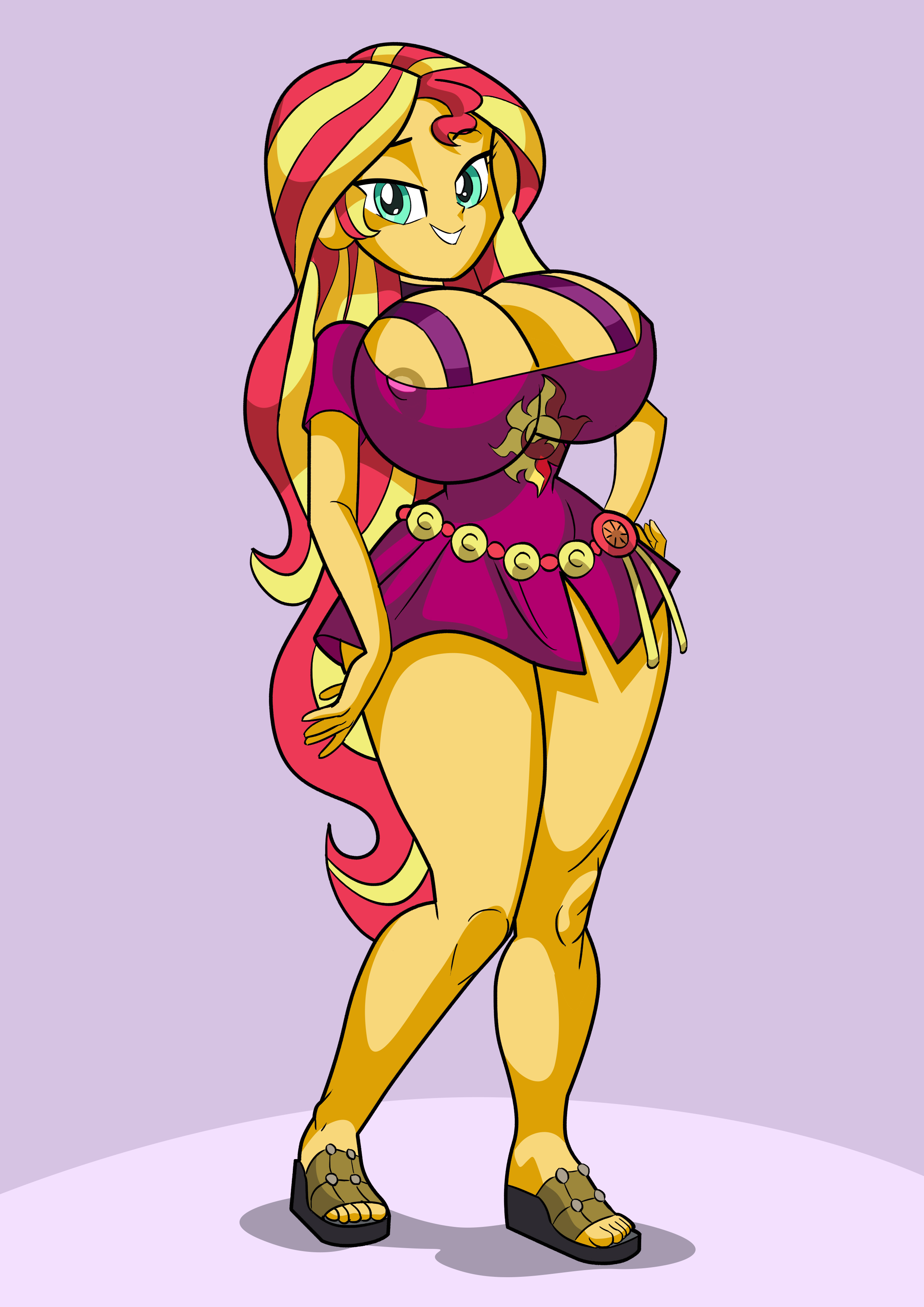 2047096 - questionable, artist:art-2u, sunset shimmer, equestria girls,  equestria girls specials, g4, my little pony equestria girls: better  together, my little pony equestria girls: spring breakdown, areola, areola  slip, bedroom eyes, big