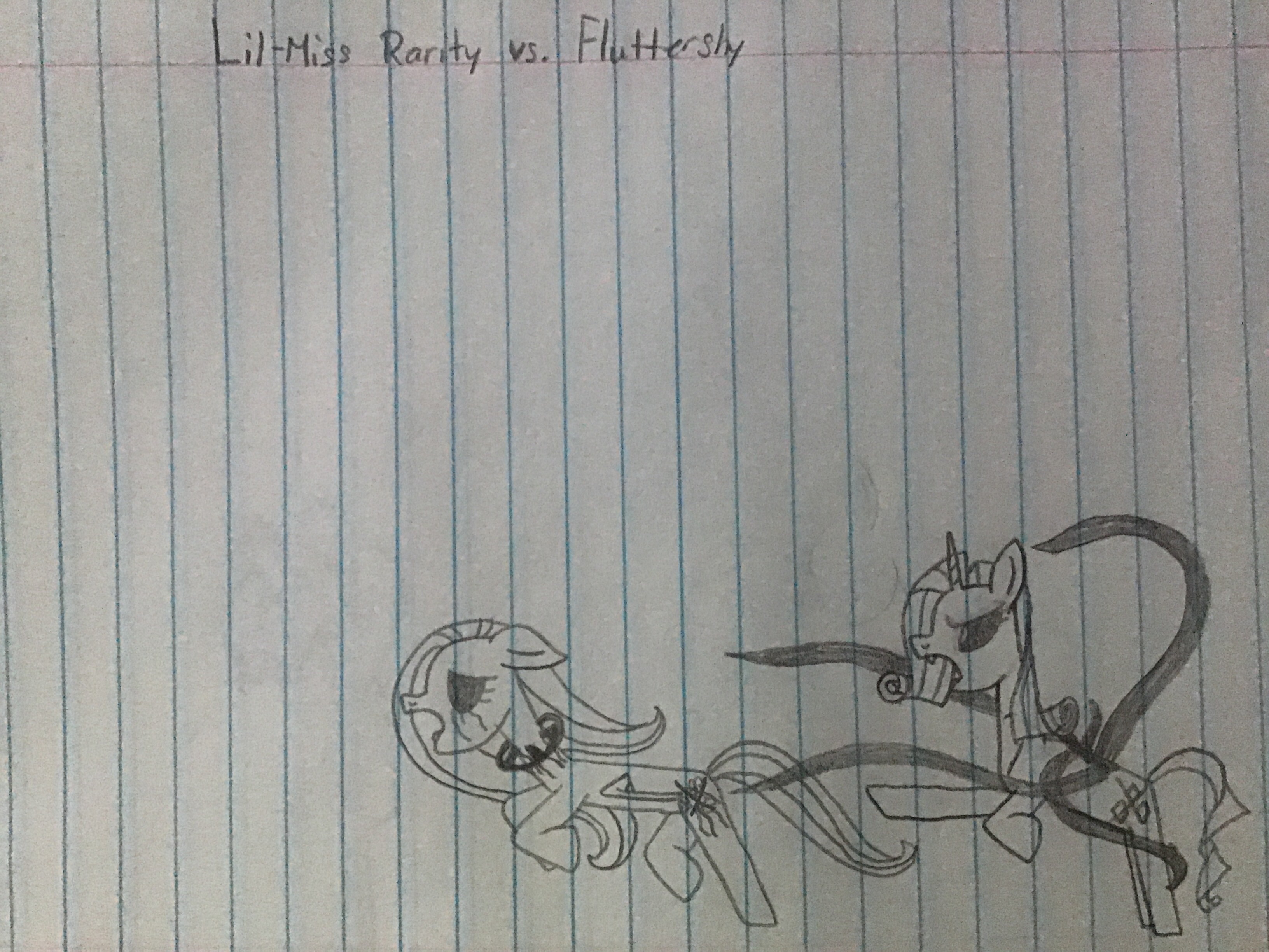 #2033678 - semi-grimdark, artist:asiandra dash, fluttershy, rarity ...