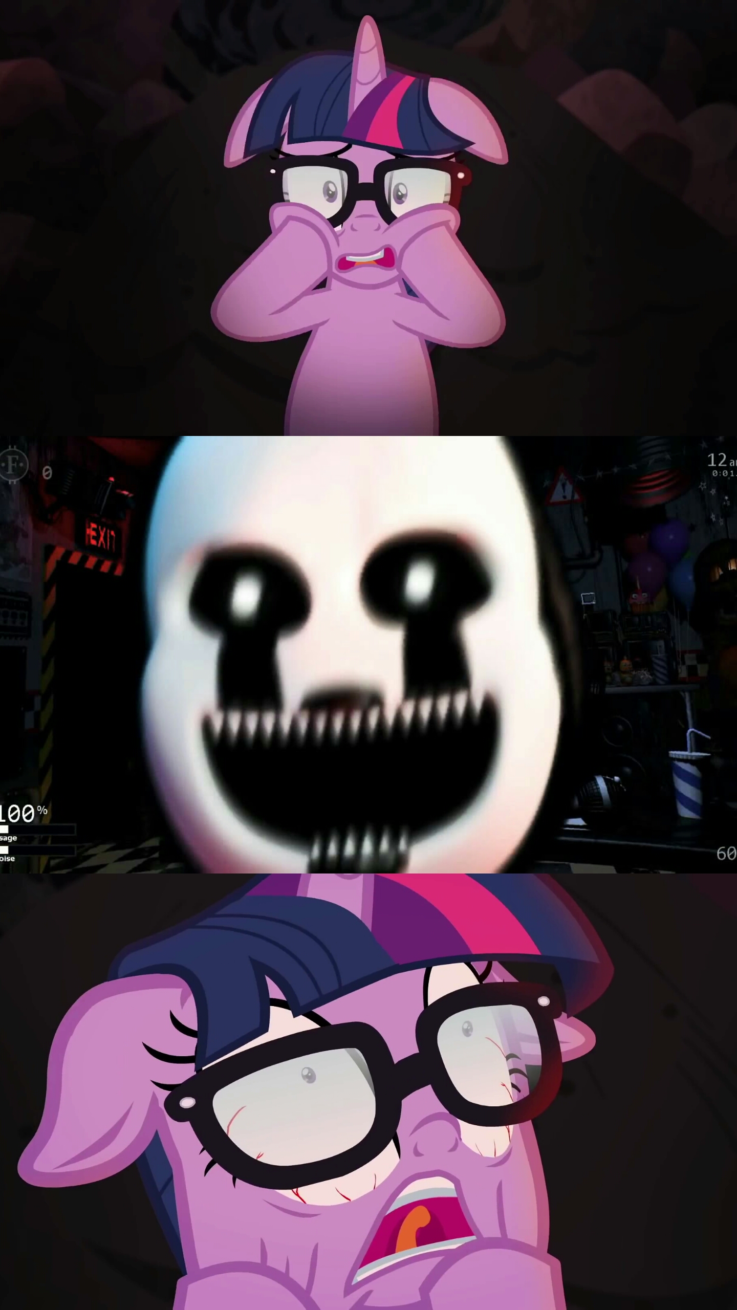 Five Nights at Freddys 4 Halloween Edition: NIGHTMARIONNE JUMPSCARE!  EXTREMELY CREEPY! NIGHT 7! 