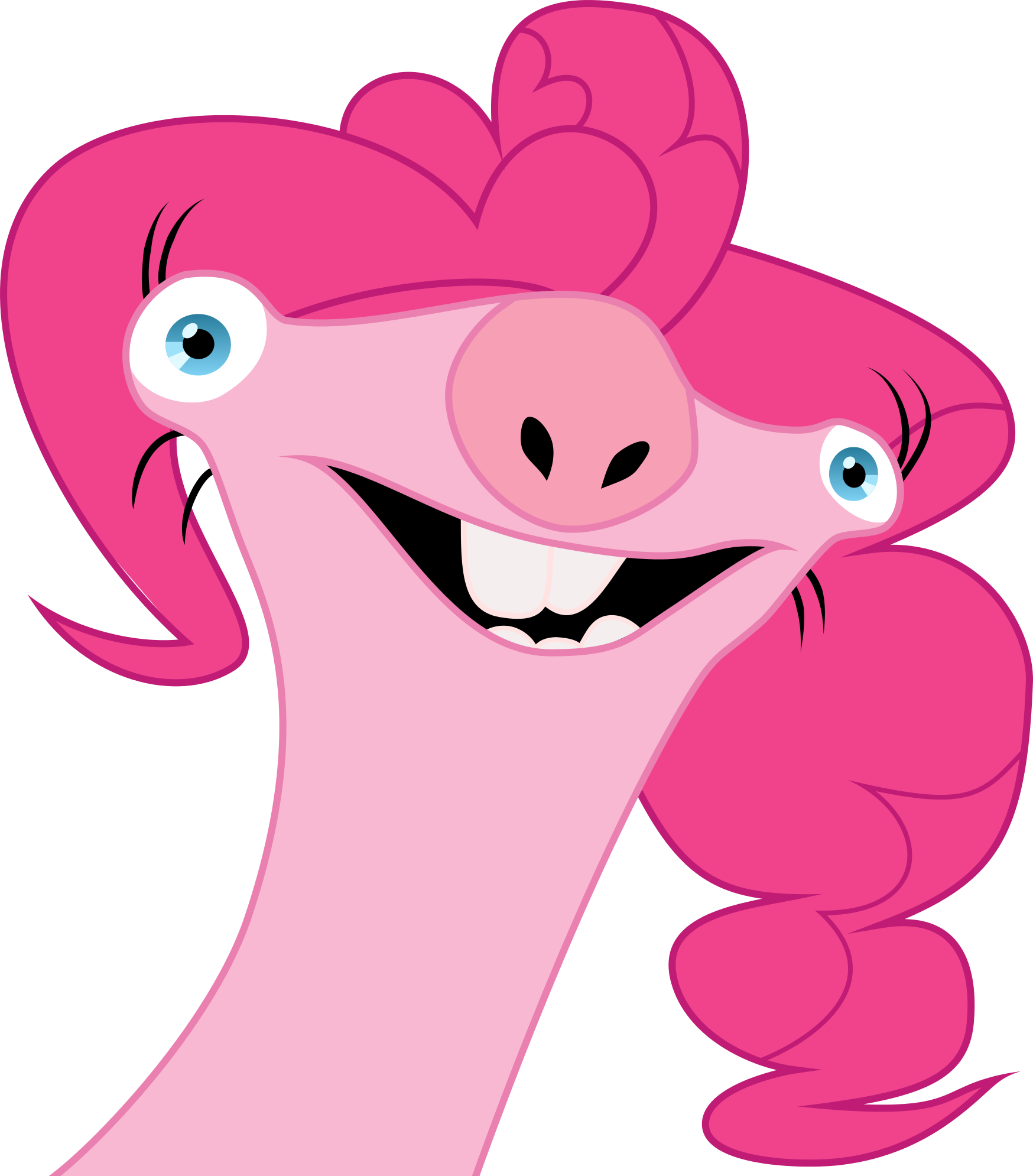  2251837 Safe Artist stjonal Pinkie Pie Cursed Image Good Luck 