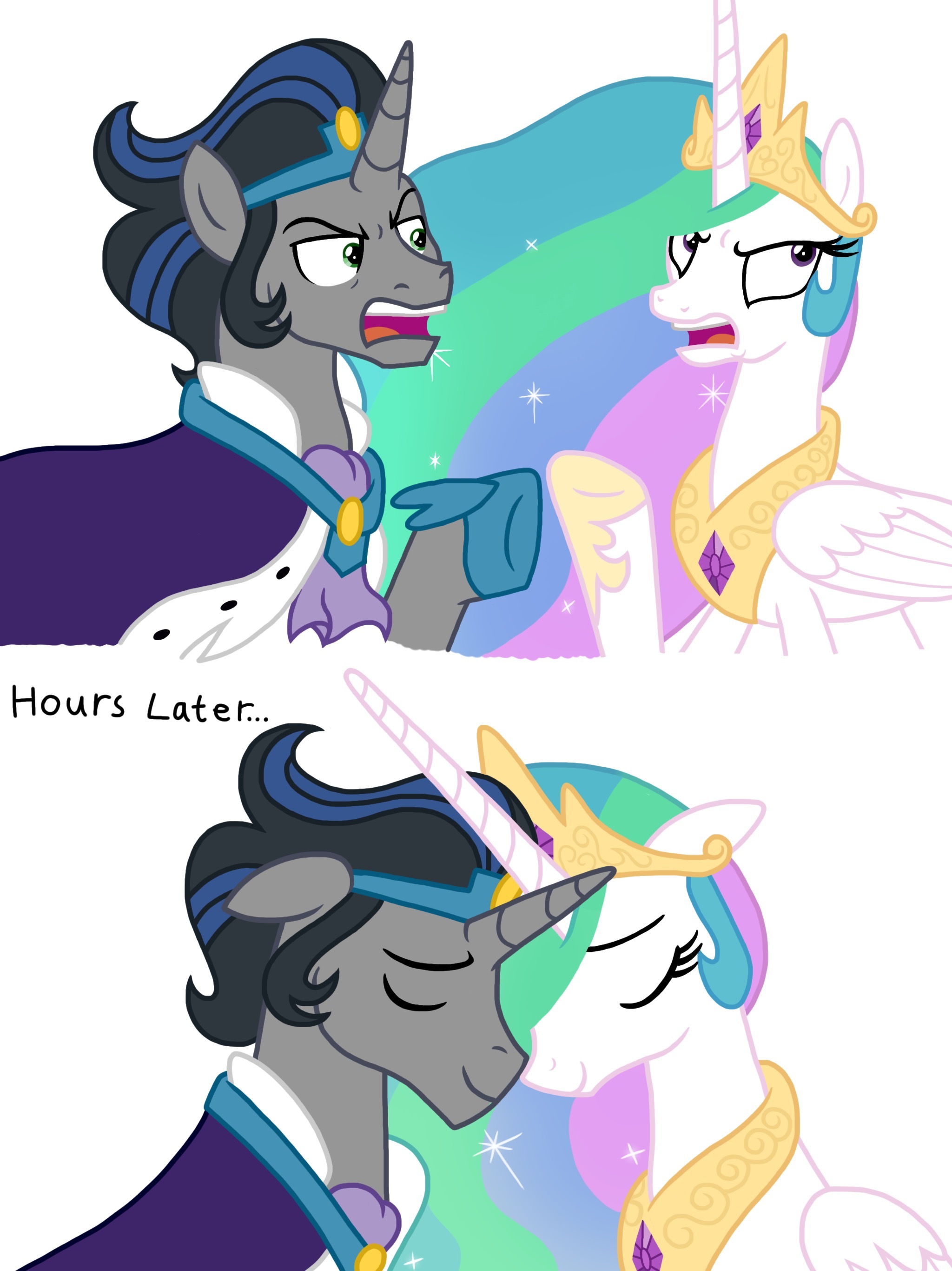 Celestia and king sombra