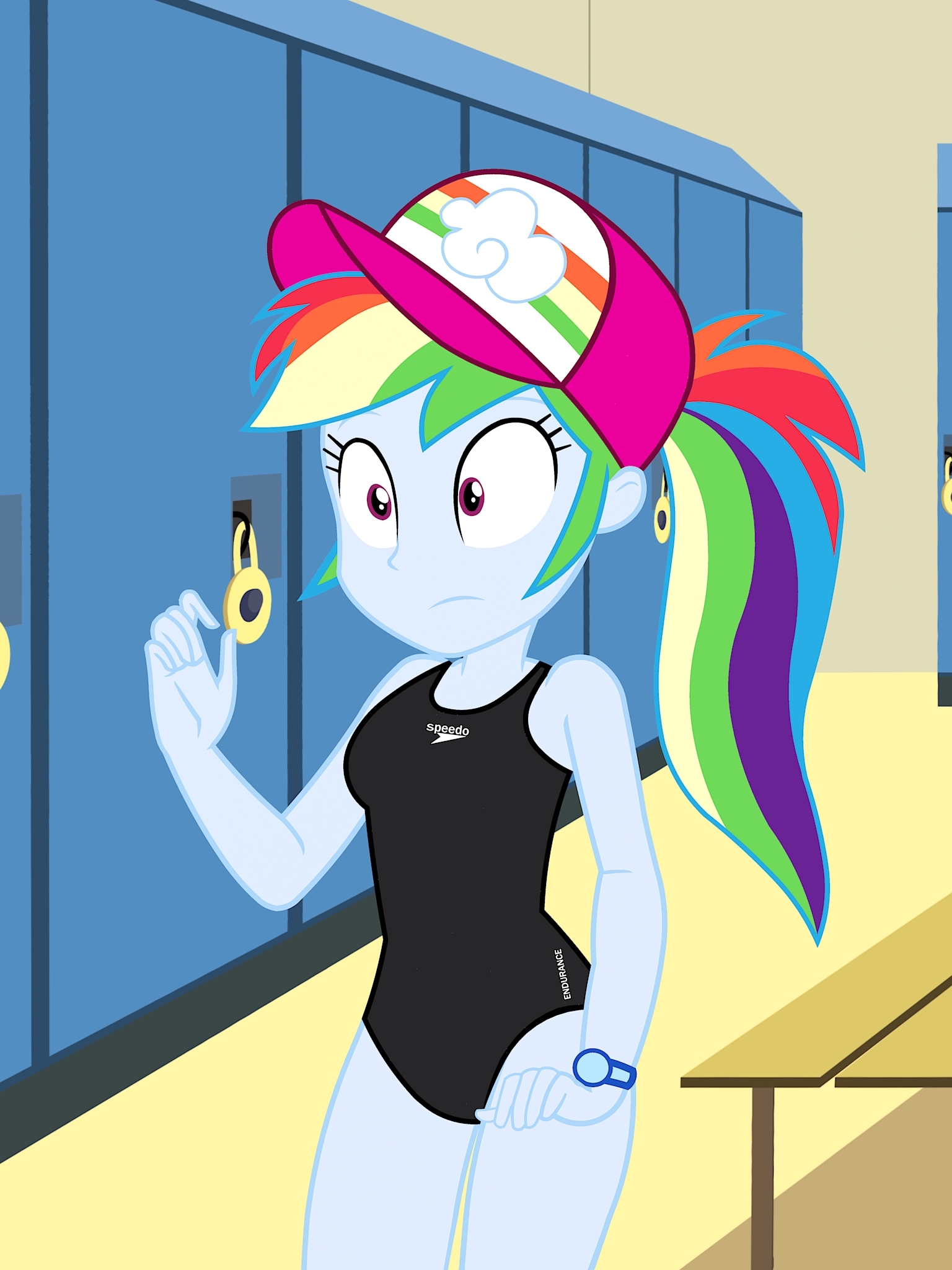 My Little Pony Swimming Costume Girls Fluttershy Rainbow Dash MLP Swimwear  Size