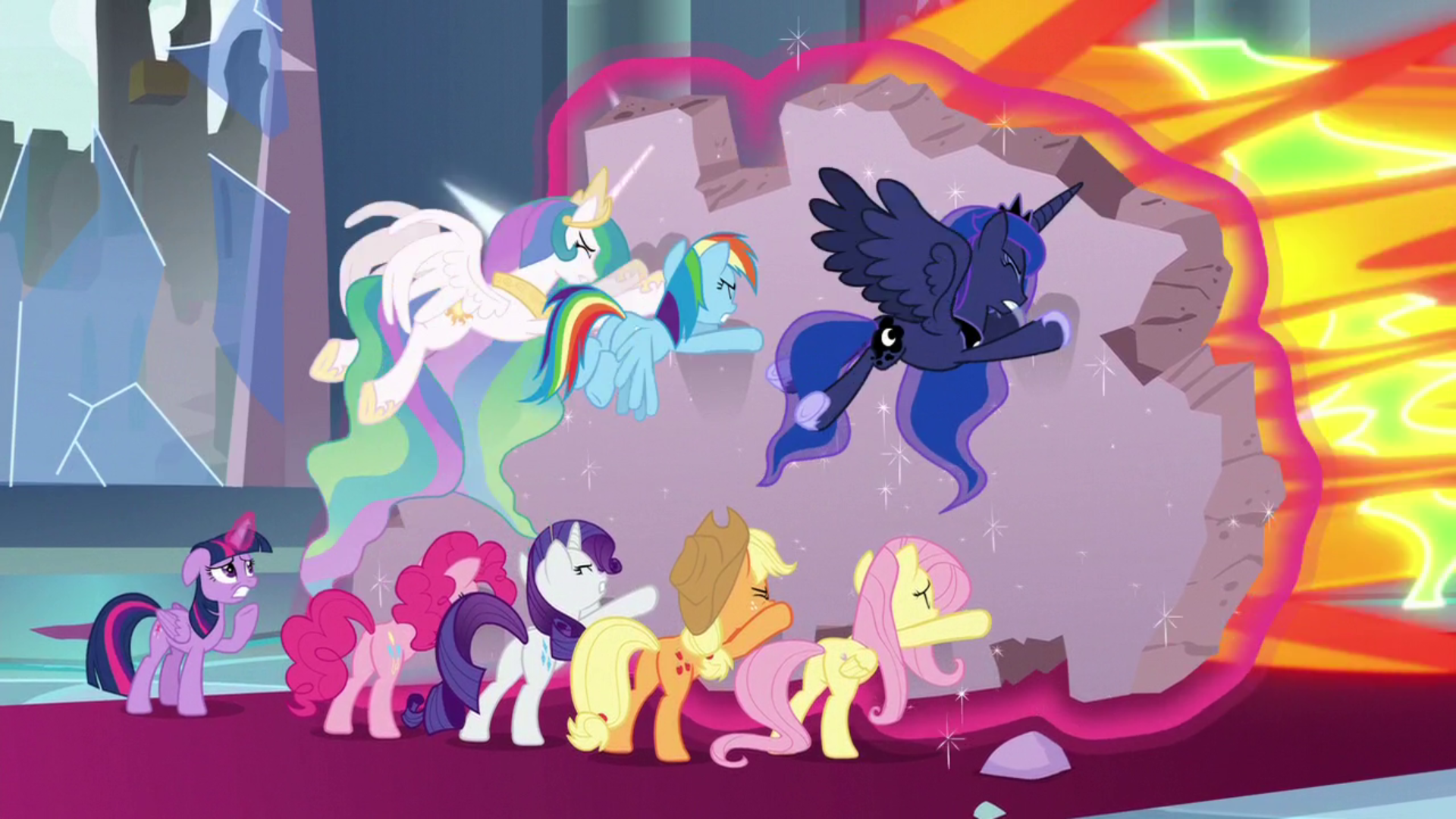 3101770 - safe, editor:mlpabclorefan, applejack, fluttershy, pinkie pie, princess cadance, princess celestia, princess luna, rainbow dash, rarity, shining armor, spike, twilight sparkle, a canterlot wedding, g4, a, alphabet, alphabet lore, alternate