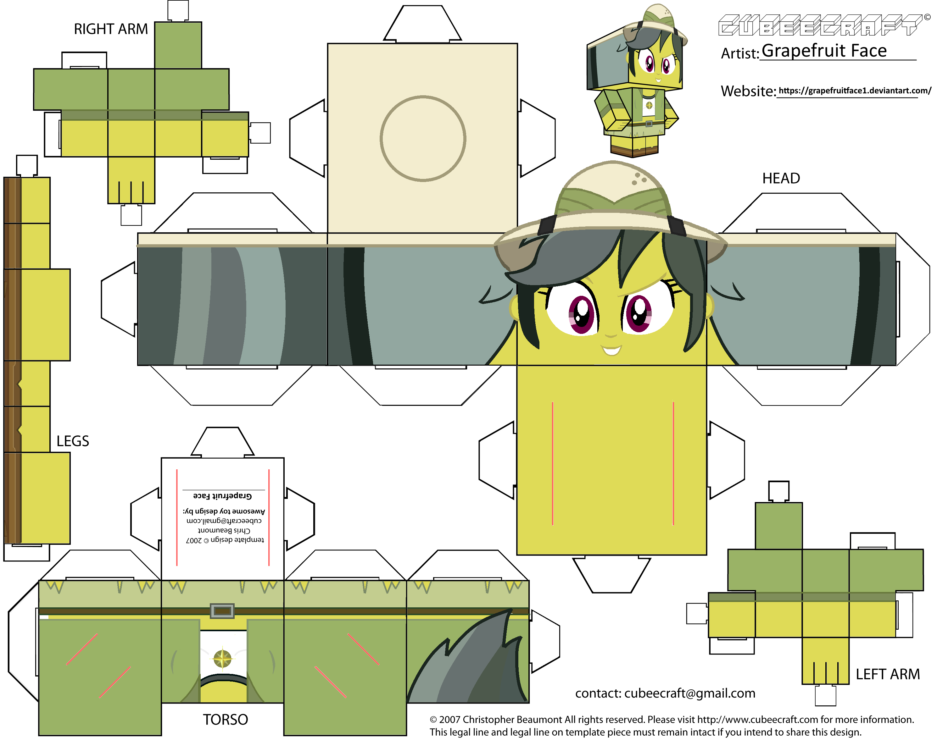June Papercraft Character Pack by DonHp -- Fur Affinity [dot] net