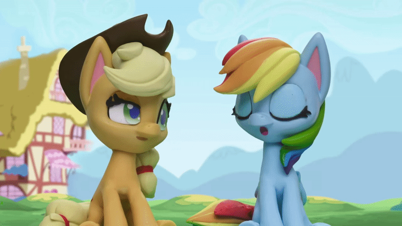 2307361 Safe Screencap Applejack Rainbow Dash Earth Pony