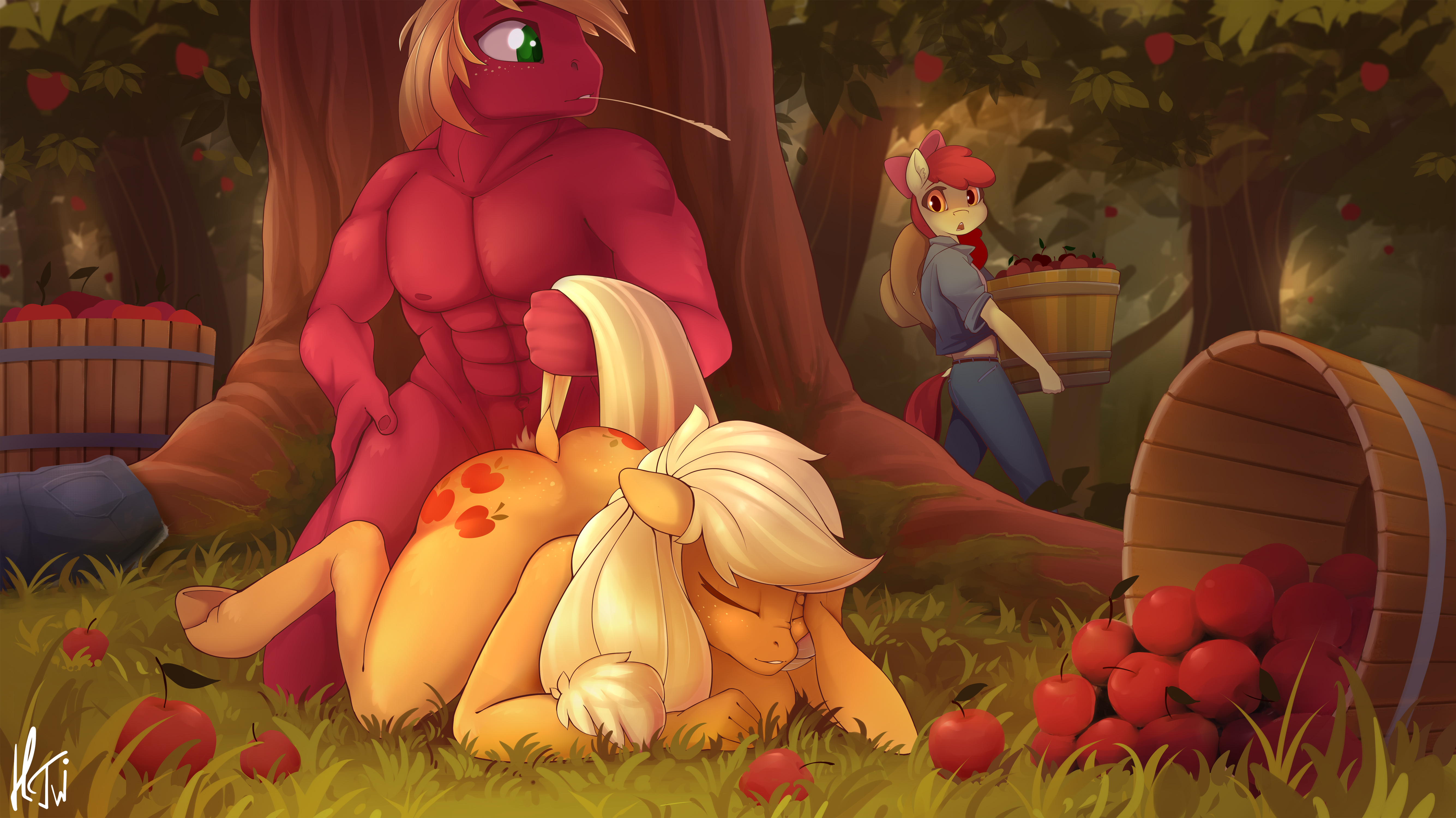 Big Macintosh And Apple Bloom Porn - 2309585 - explicit, artist:hentwi, apple bloom, applejack, big macintosh,  earth pony, anthro, unguligrade anthro, abs, absurd resolution, accidental  voyeurism, ambiguous penetration, apple, apple tree, applebutt, applecest,  applemac, ass, breasts ...