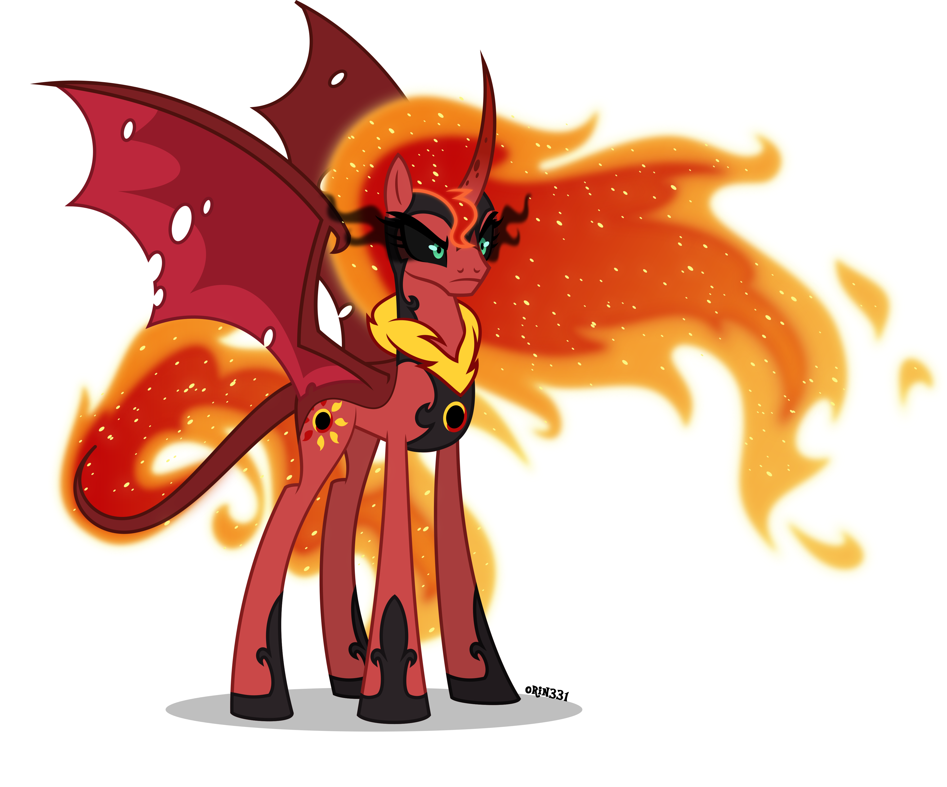 #2331509 - safe, artist:orin331, sunset shimmer, alicorn ...