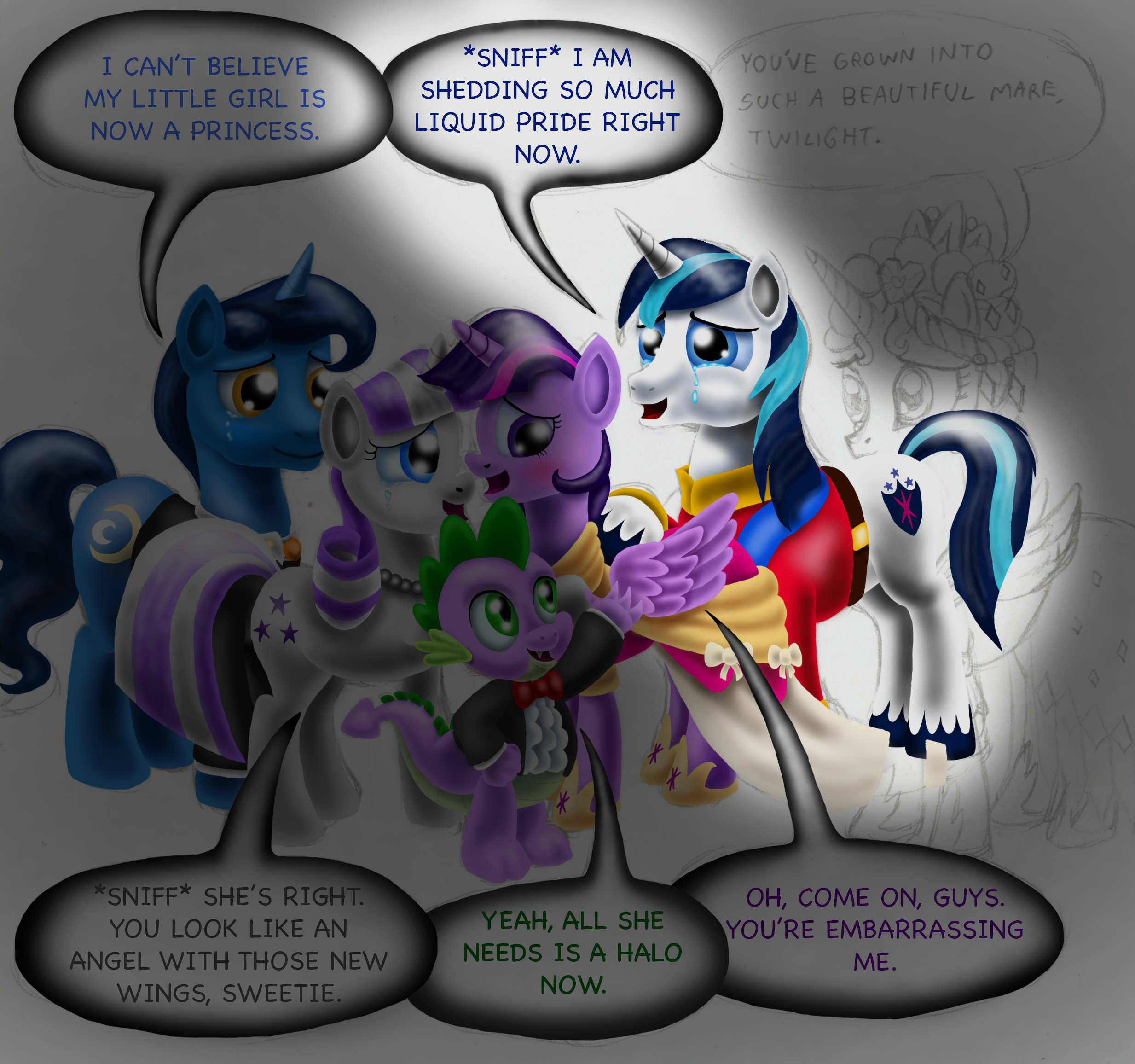 Spike and 2024 shining armor