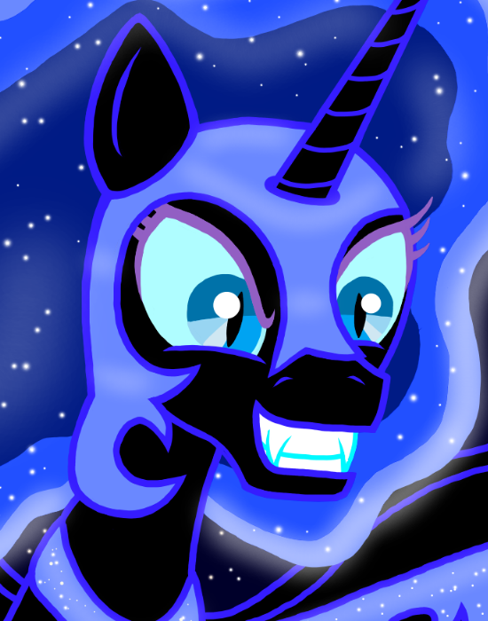 Safe Artist Katya Nightmare Moon Pony Female Solo Derpibooru