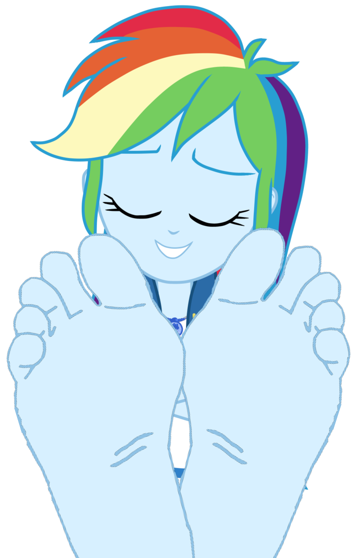 2390041 - suggestive, artist:anthonygoody, edit, rainbow dash, equestria  girls, g4, barefoot, feet, female, fetish, foot fetish, foot focus, simple  background, soles, solo, toes, transparent background - Derpibooru