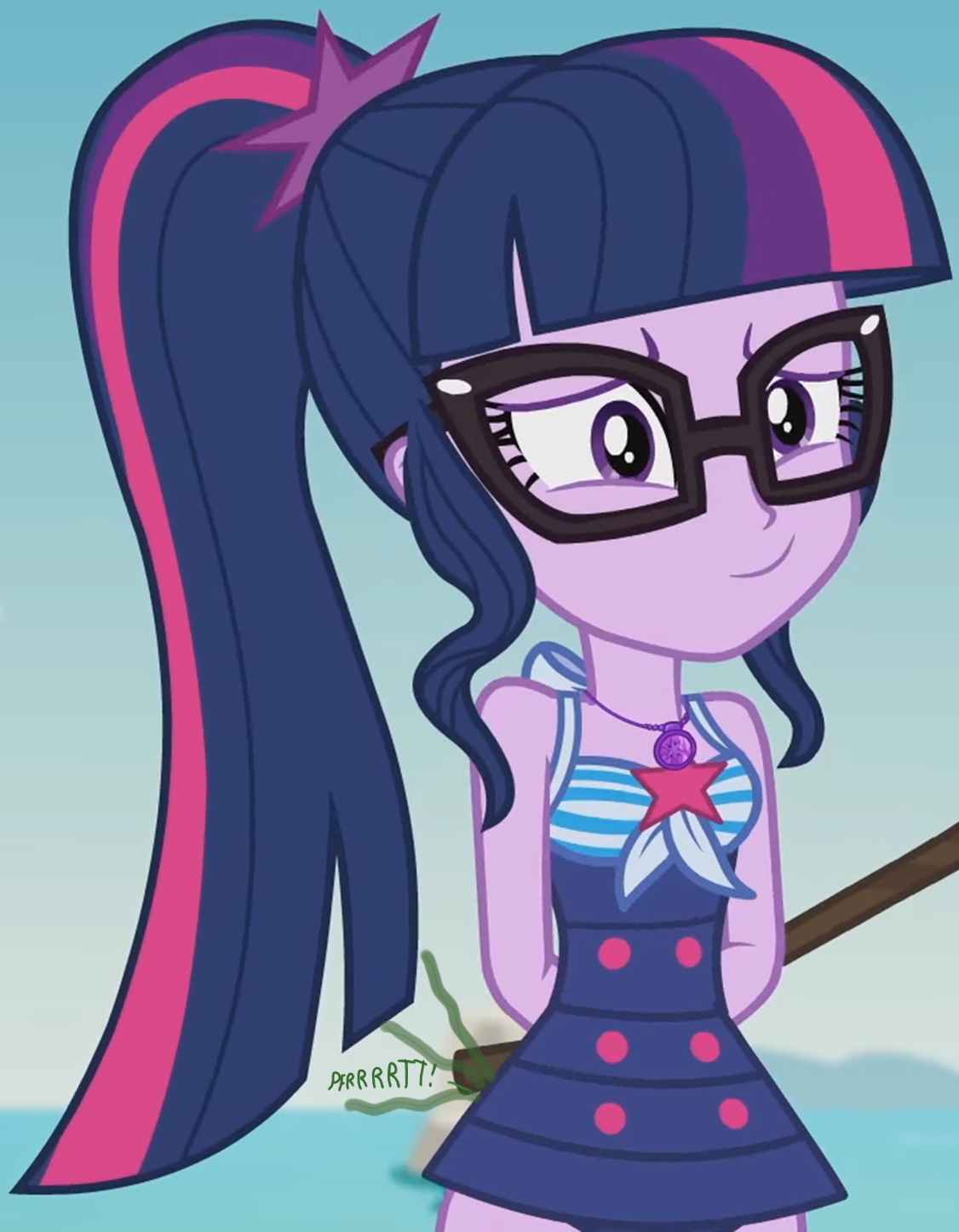 Safe Artist Lekonar Edit Edited Screencap Screencap Sci Twi Twilight Sparkle