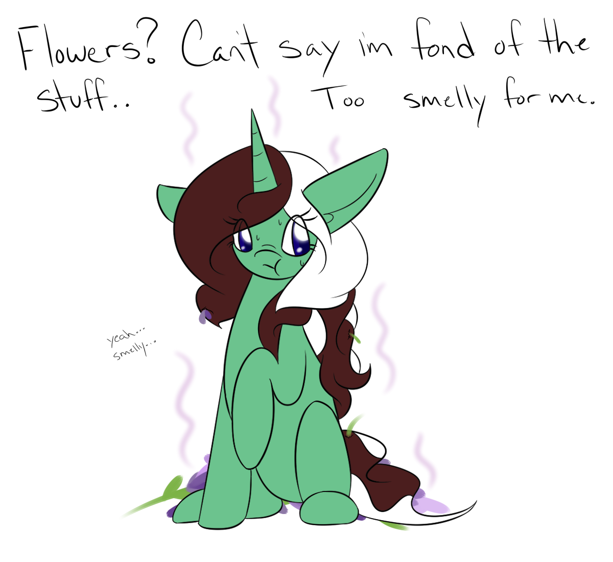 Safe Artist Kaggy Oc Oc Only Oc Peppermint Pattie Unicorn Pony Unicorn