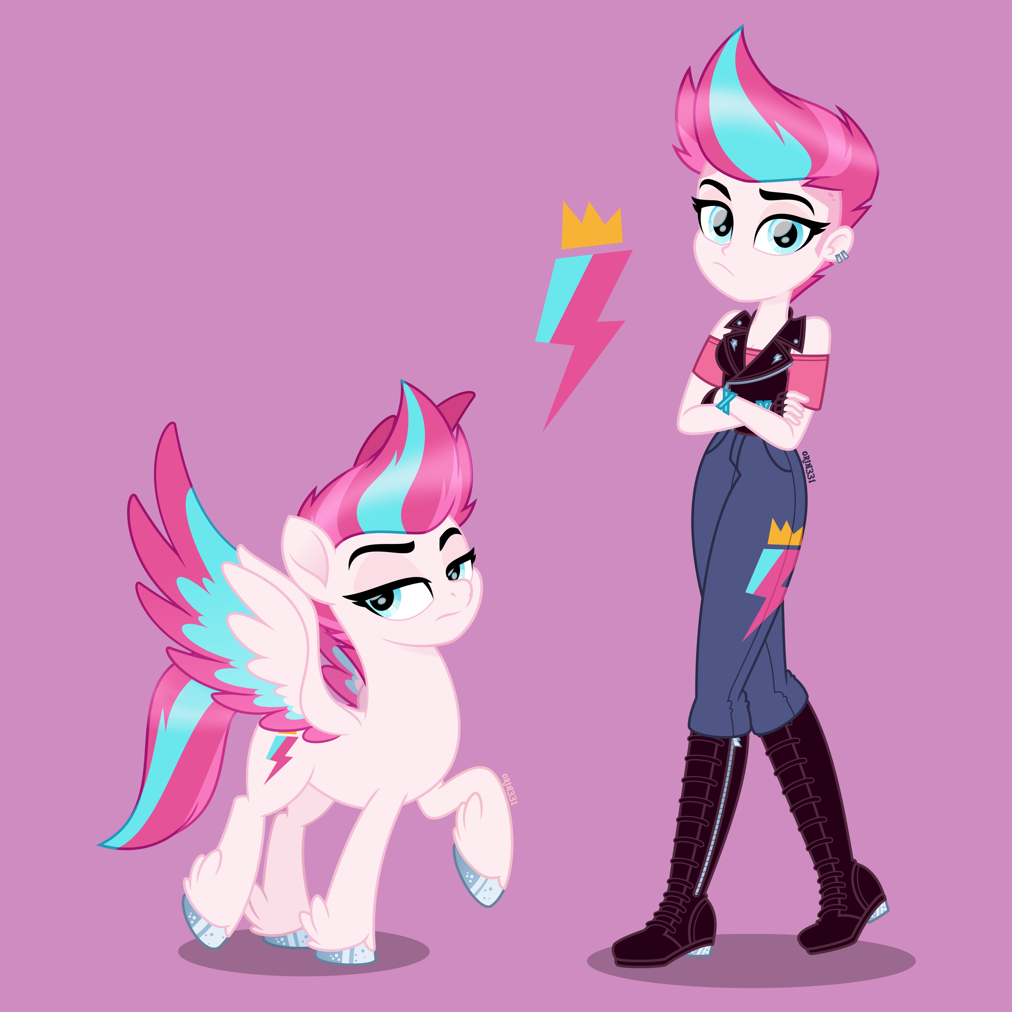 Equestria Ninjas: Dahlia Spin (Earth Pony) by BozzerKazooers