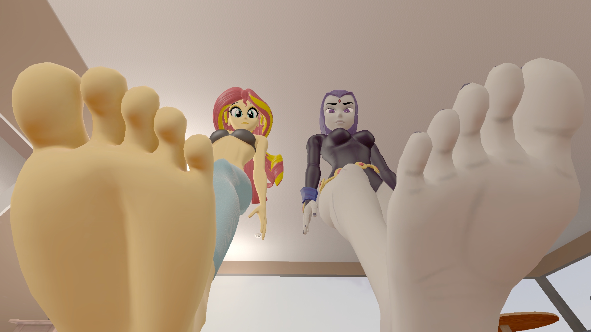 Giantess foot fetish