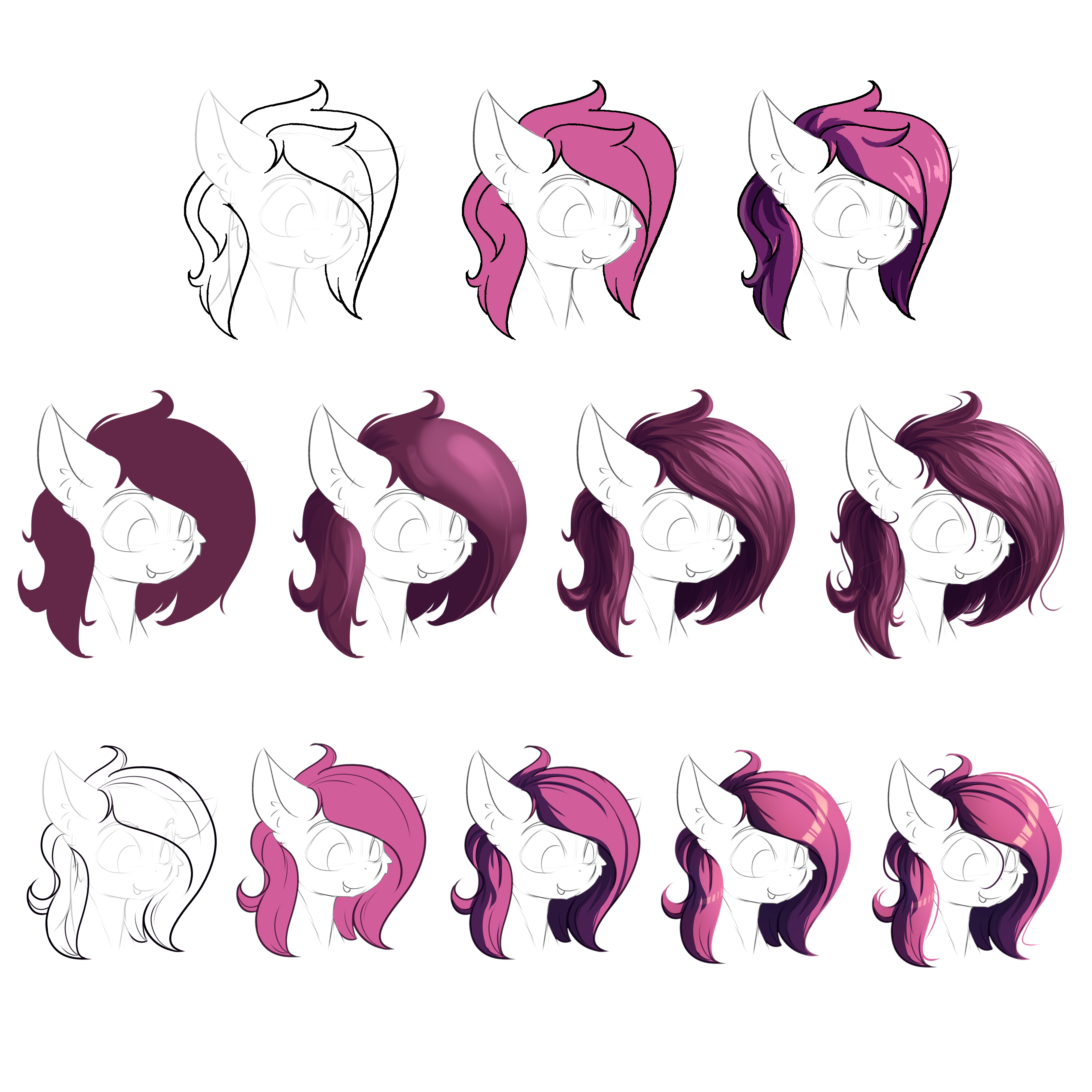 MLP Speed Draw] Princess Twilight Sparkle's First Grey Hair - YouTube