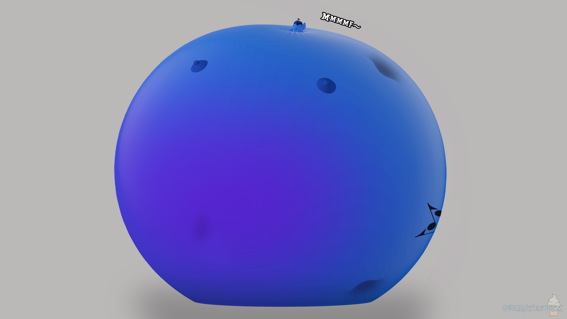 Mlp Inflation Blueberry #2571492 - questionable, artist:sugarsweetarts, oc, oc:tenno, earth ...