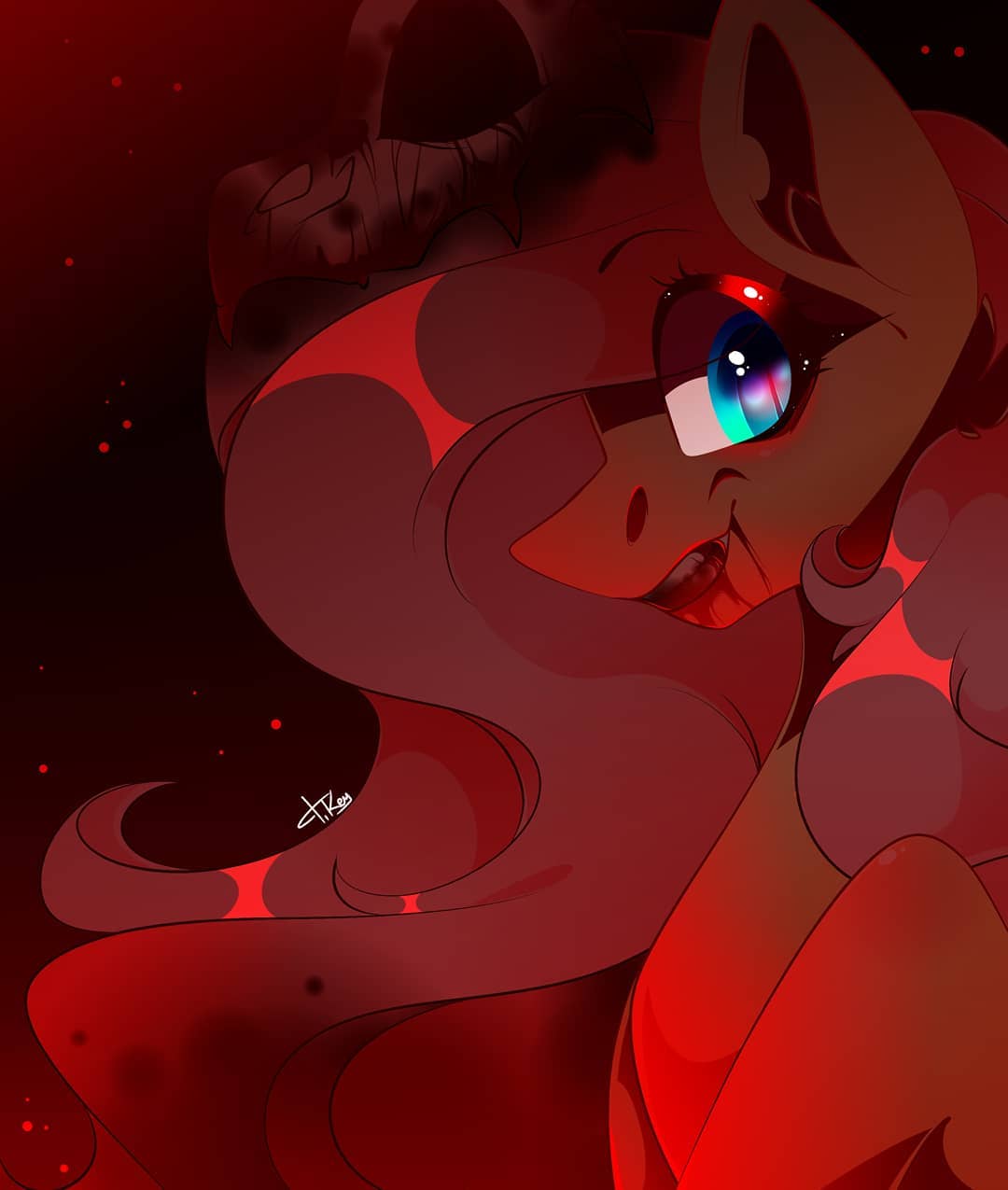 Fluttershed #2603168 - semi-grimdark, artist:tessa_key_, fluttershy, pegasus, pony ...