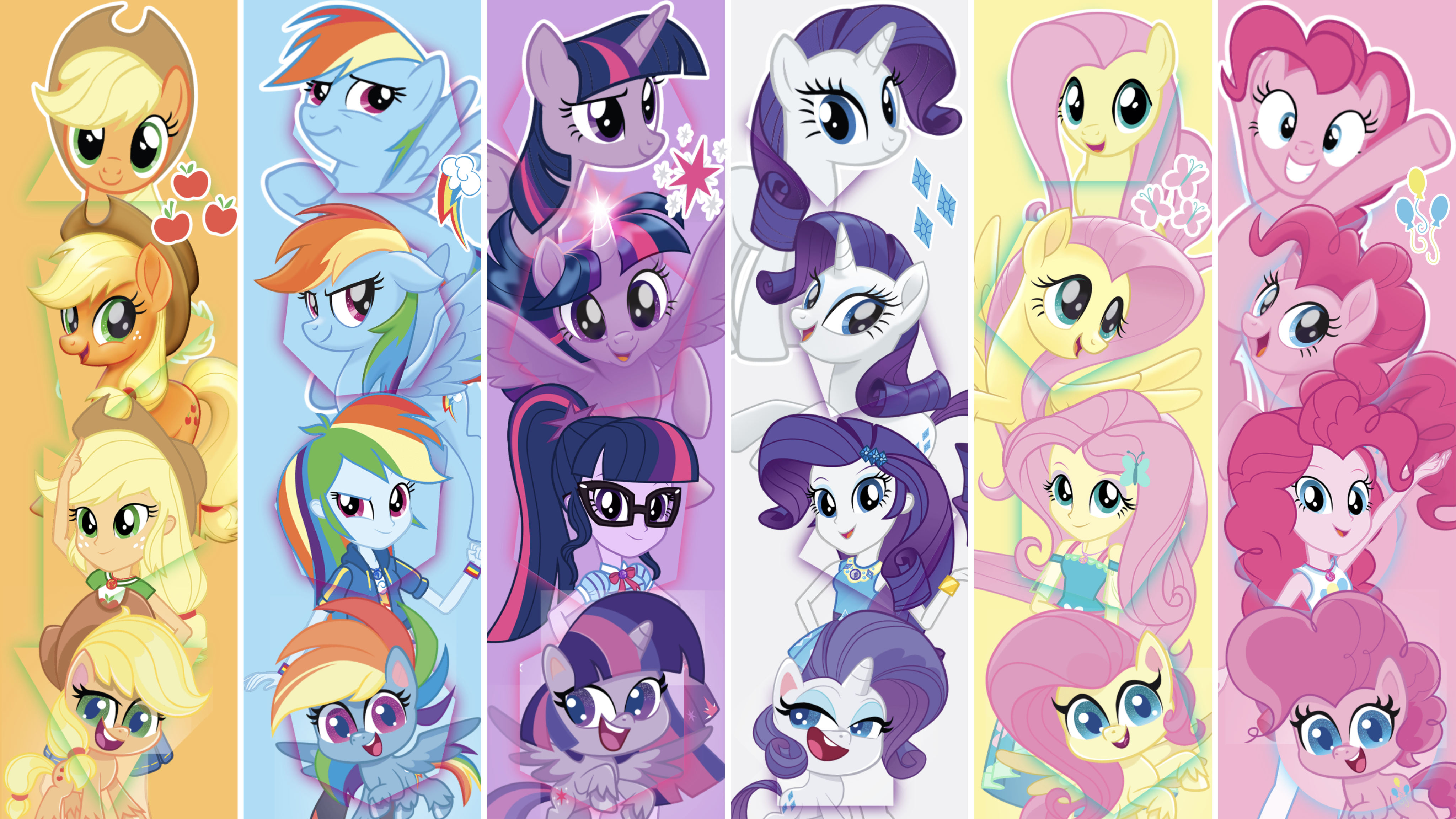 Mlp Help Me #2620696 - safe, applejack, fluttershy, pinkie pie, rainbow dash ...