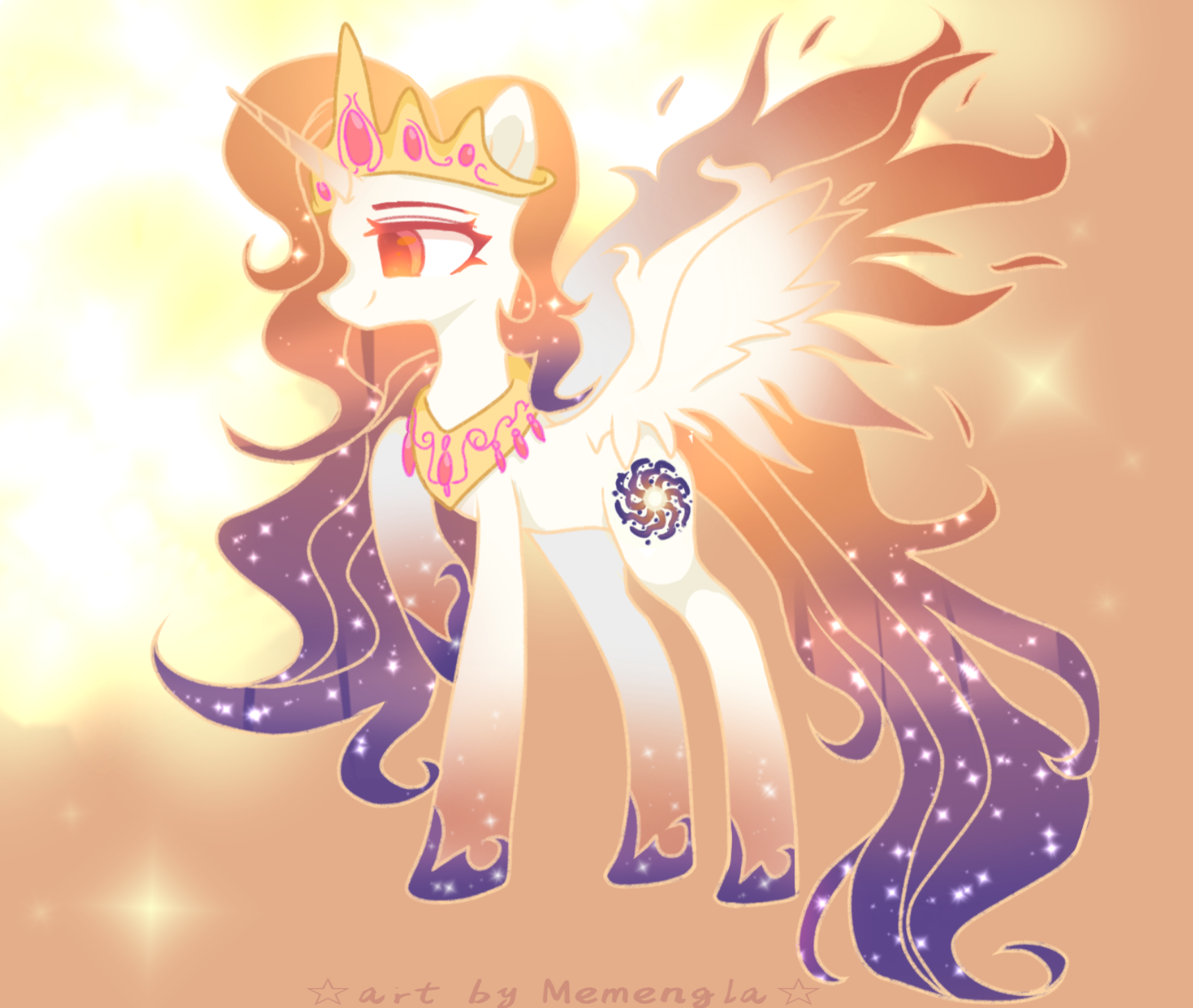 my little pony queen galaxia wallpaper