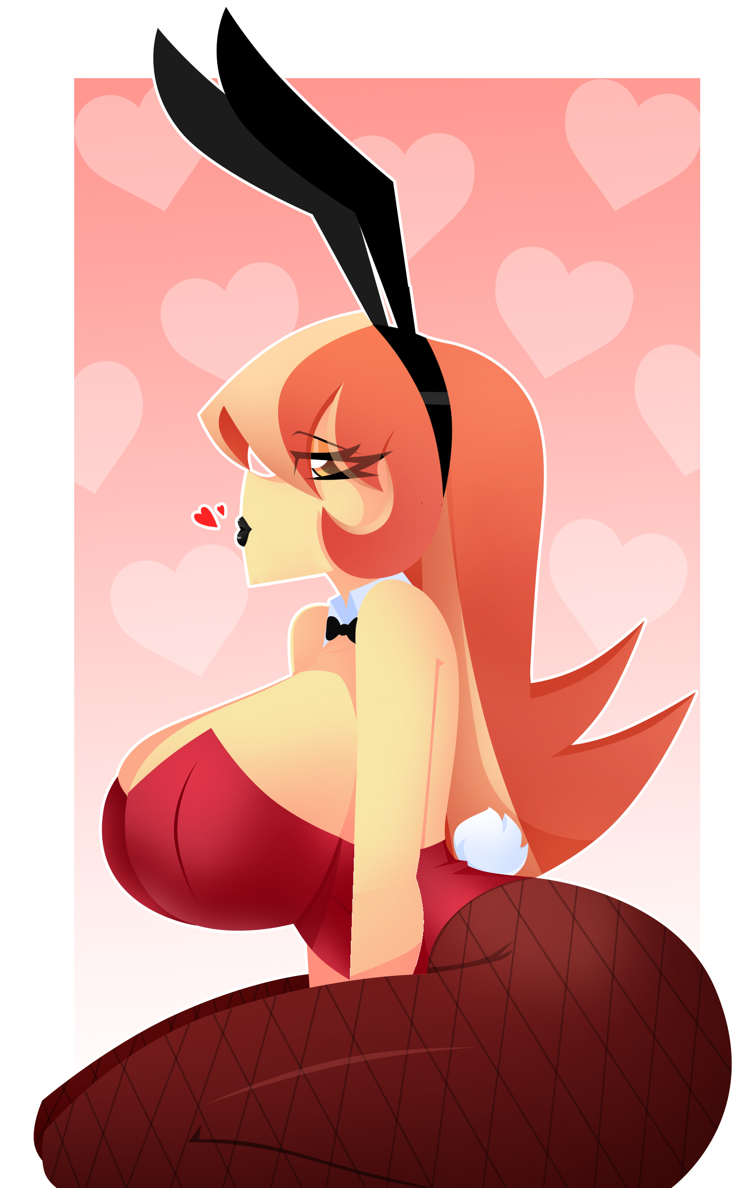 2789381 - suggestive, artist:xan-gelx, aunt holiday, equestria girls, g4,  ass, big breasts, breasts, bunny ears, bunny suit, busty aunt holiday,  butt, clothes, equestria girls-ified, eye clipping through hair, female, huge  breasts, large