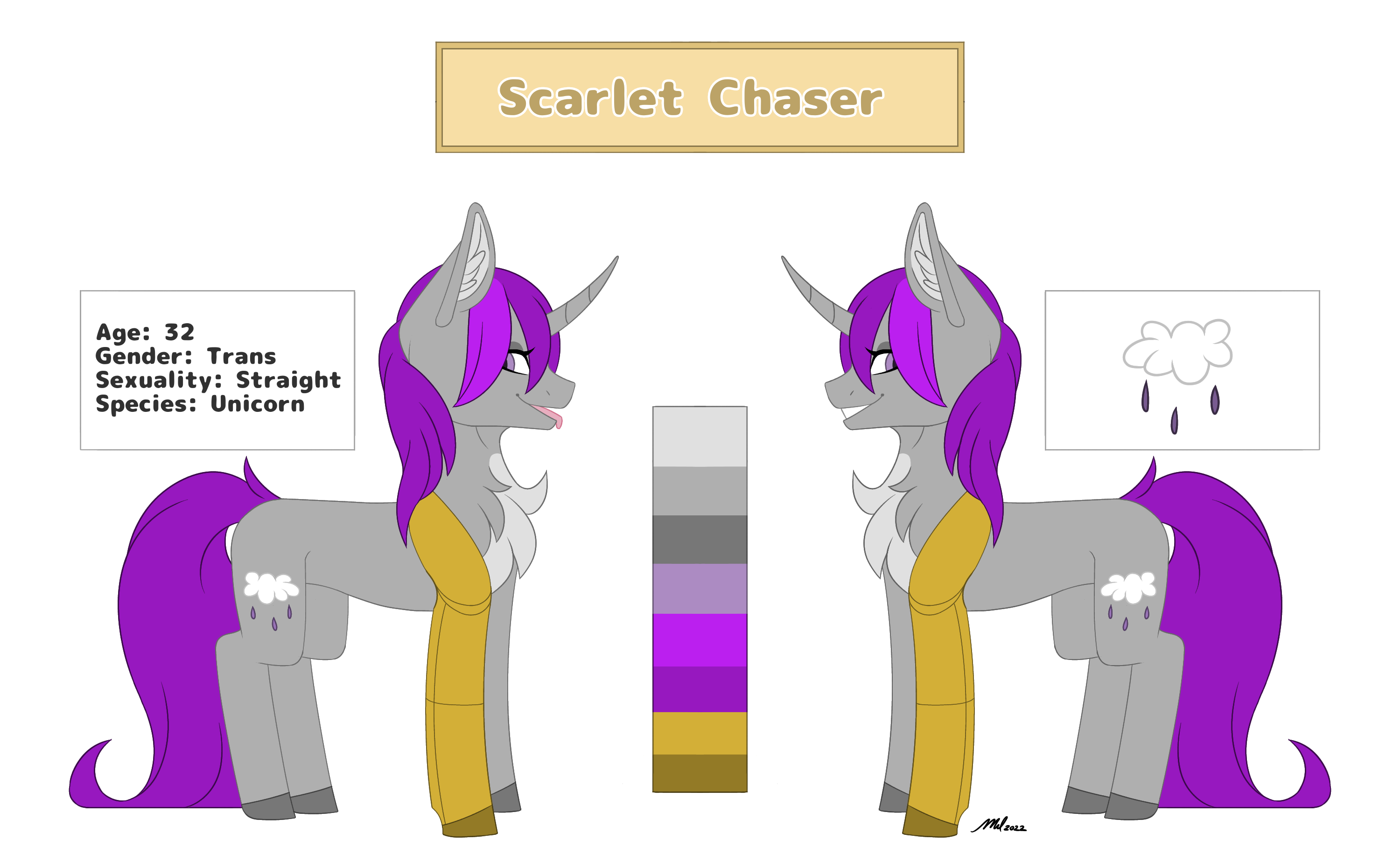 #2975748 - safe, artist:melodytheartpony, oc, oc only, oc:scarlet ...