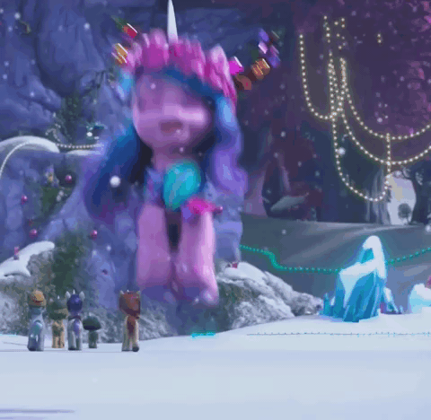 Izzy Jump In #2997705 - safe, screencap, izzy moonbow, pony, unicorn, g5, my little ...