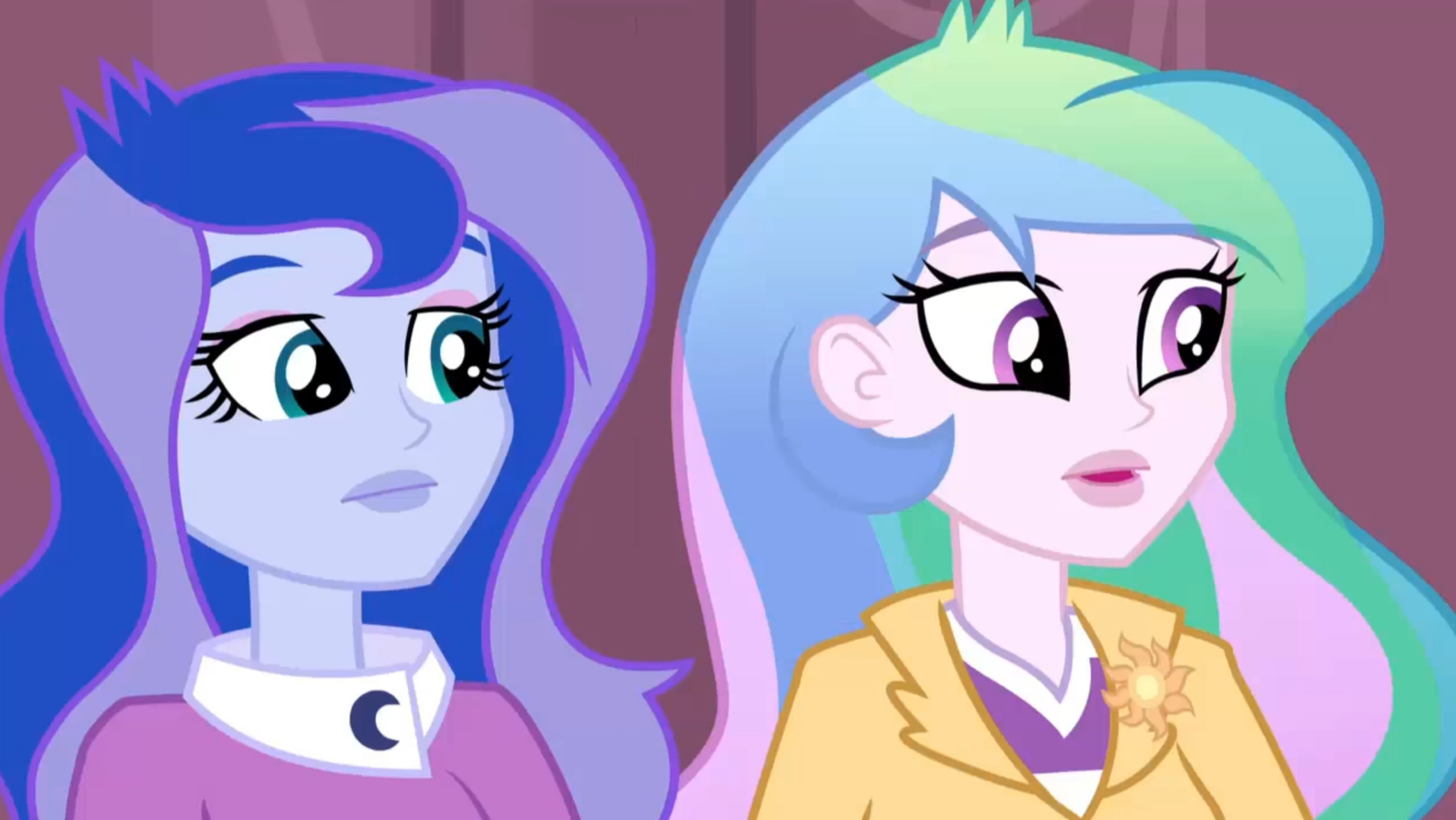 2823965 - safe, screencap, princess celestia, princess luna, principal  celestia, vice principal luna, equestria girls, g4, my little pony  equestria girls: friendship games, duo, duo female, female, high res, open  mouth - Derpibooru