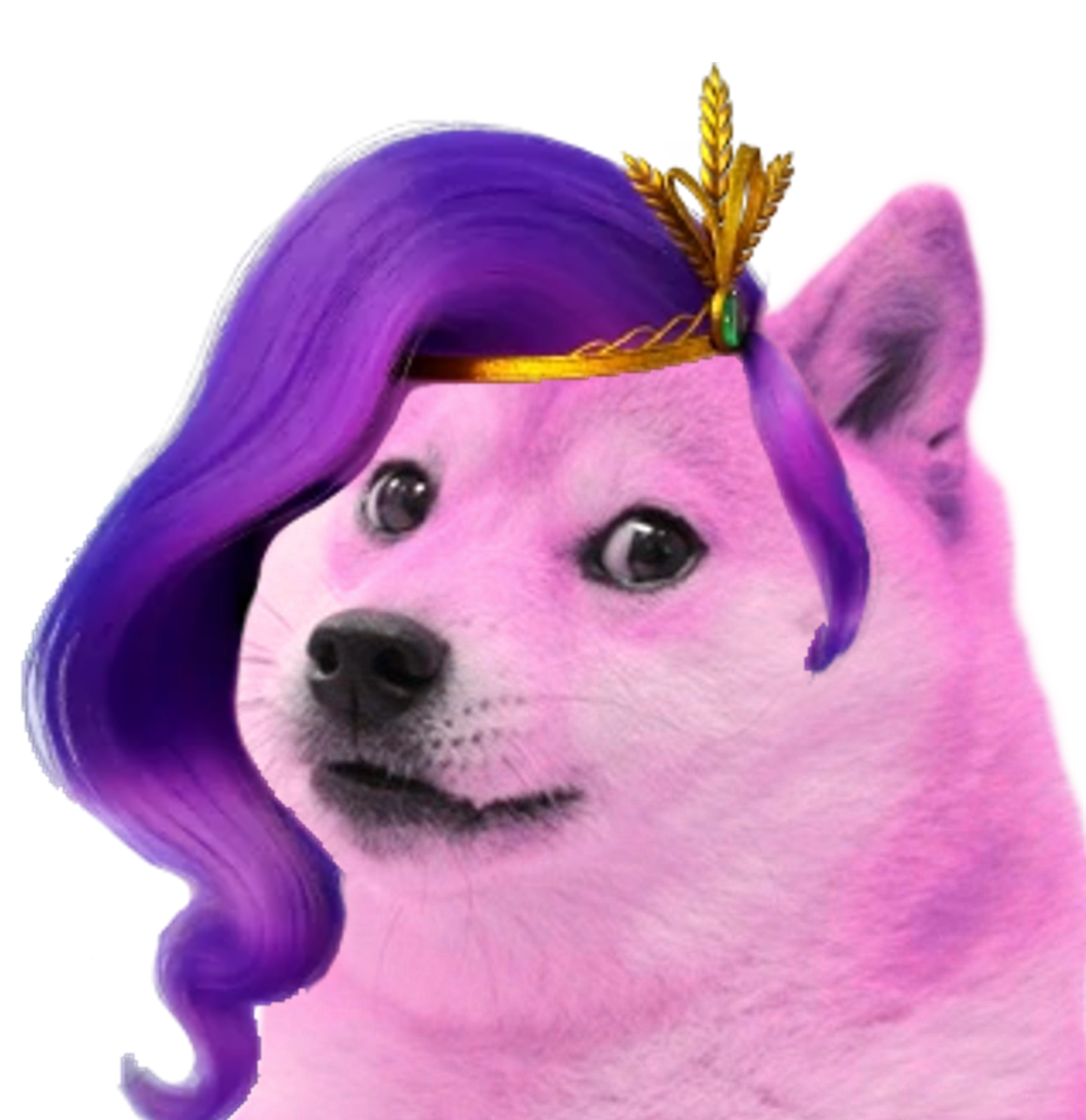 Doge Female #2834640 - safe, artist:nightstars., edit, pipp petals, dog, pegasus ...