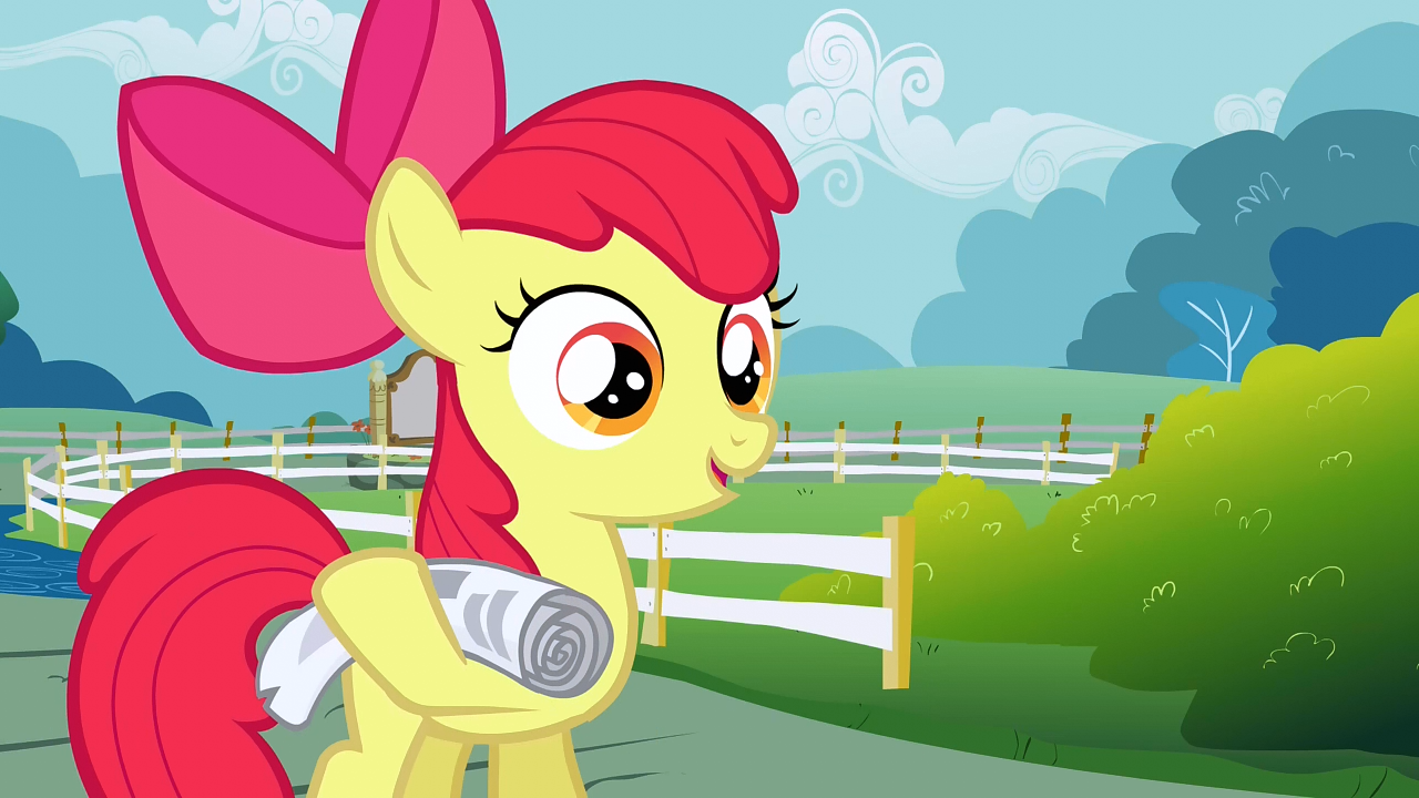 Safe Screencap Apple Bloom Earth Pony Pony Ponyville