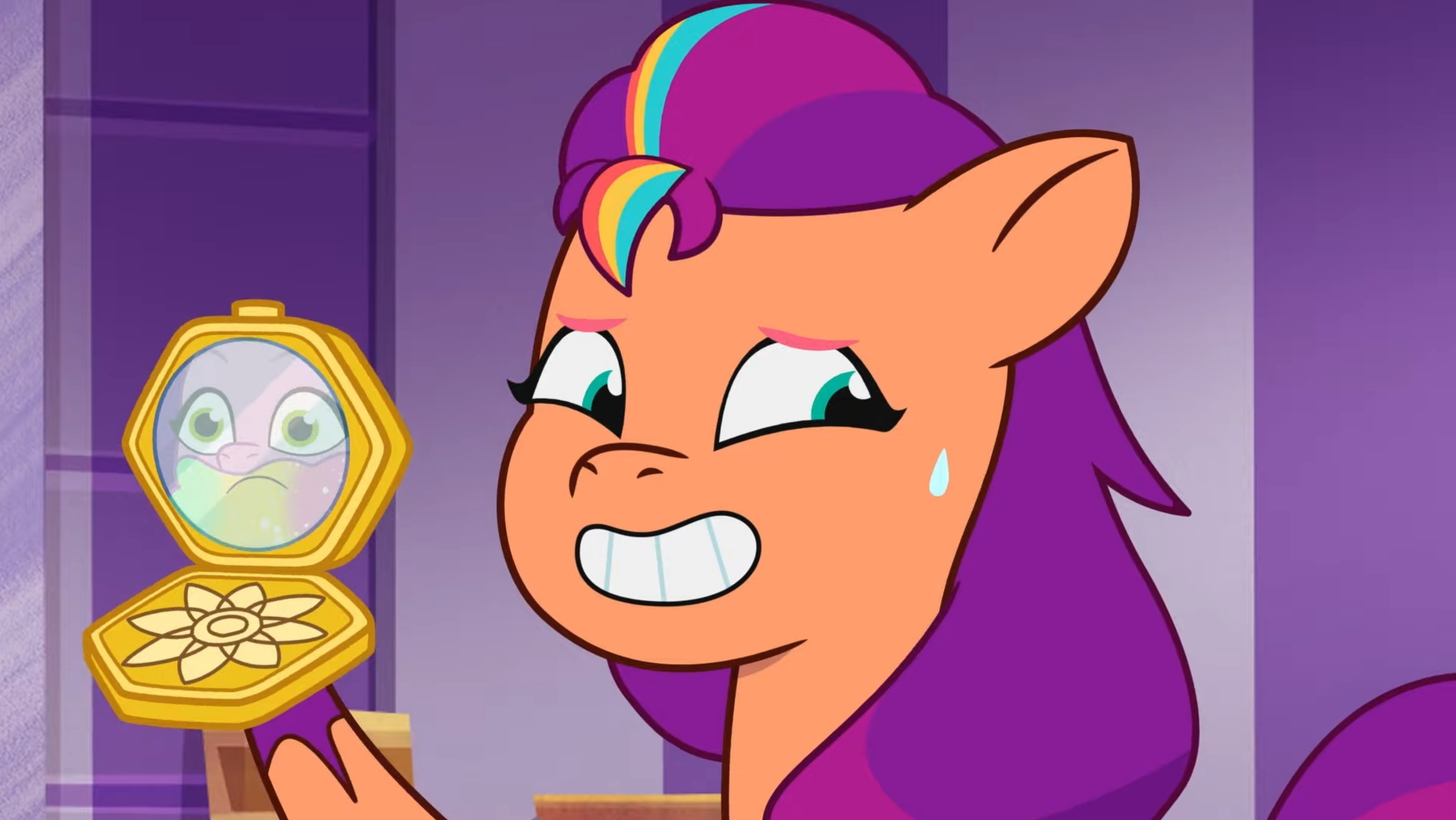  2952572 Safe Screencap Pipp Petals Sunny Starscout Earth Pony 