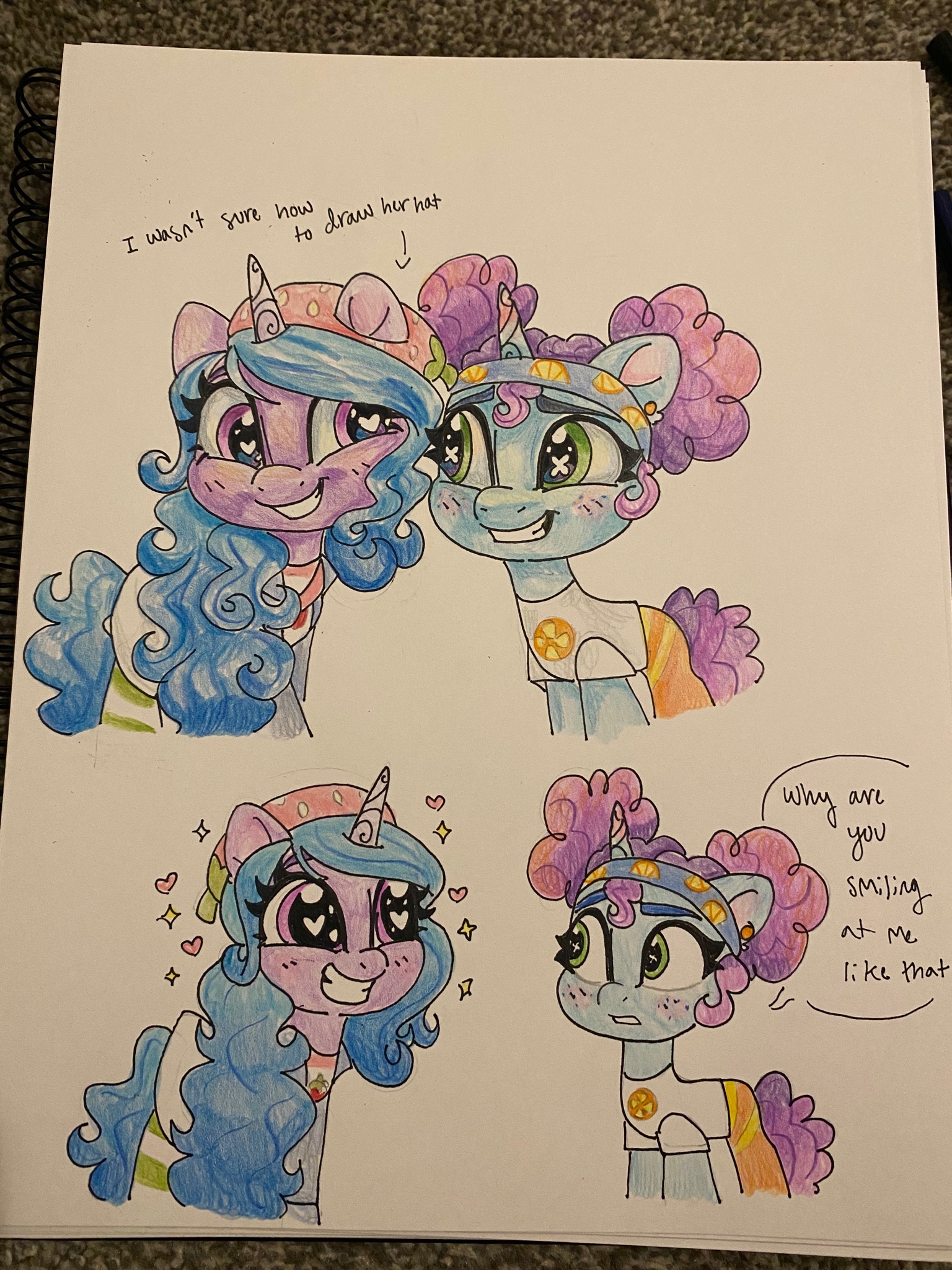 #3265485 - safe, artist:swirlmlp69768, izzy moonbow, misty brightdawn ...