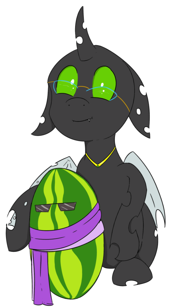 2610449 - safe, artist:eyeburn, oc, oc only, oc:changeling derpy