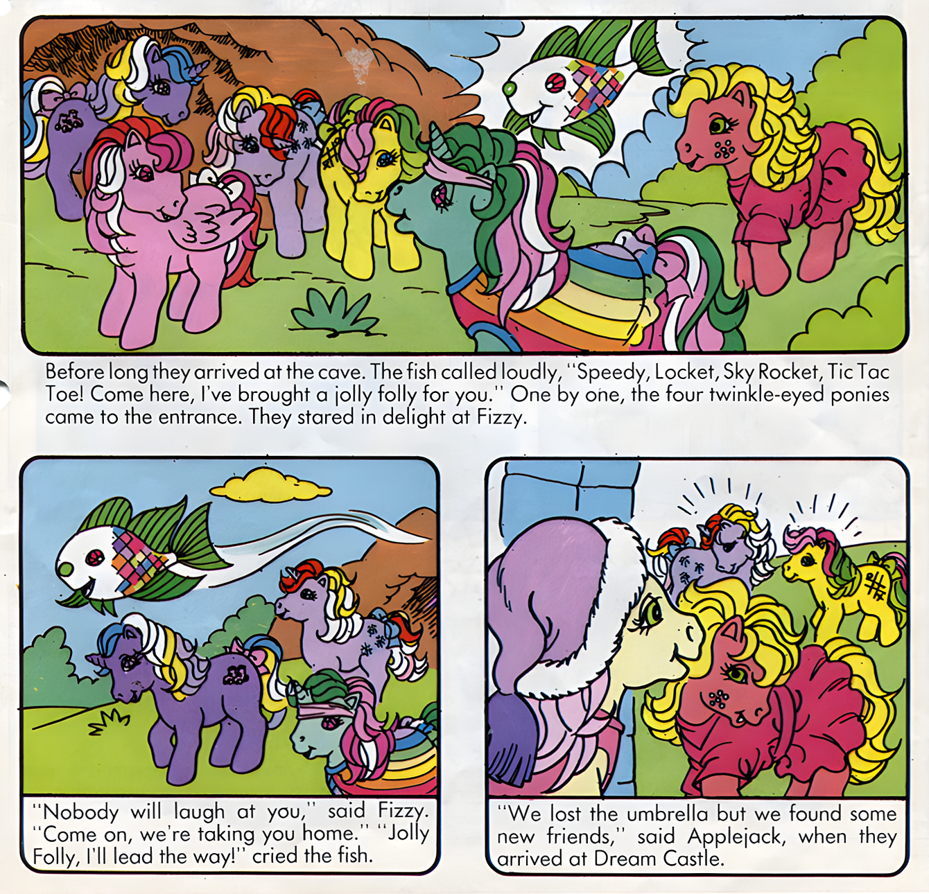 #3050542 - artist needed, safe, official comic, applejack (g1), fizzy ...