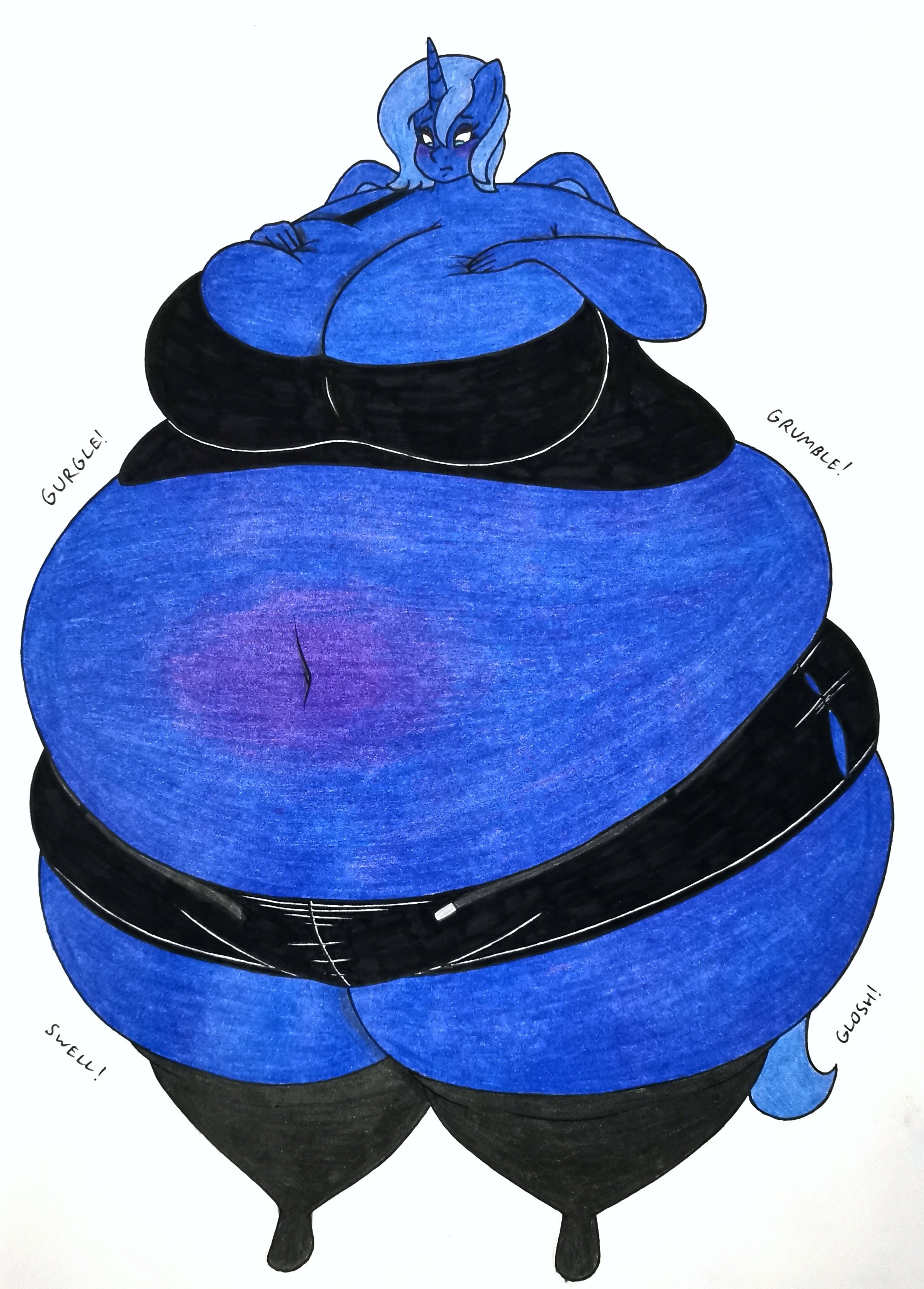 Blueberry breast inflation
