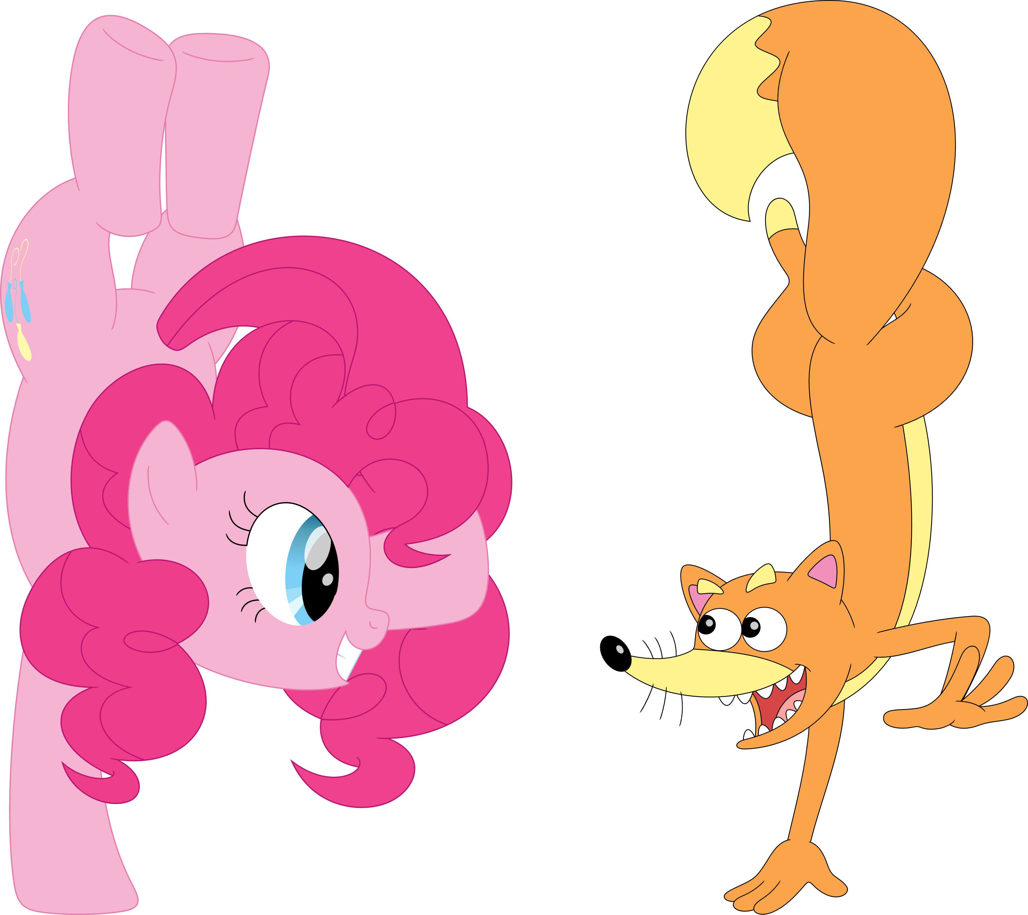 1240351 - safe, pinkie pie, g4, cringing, dora and friends, dora