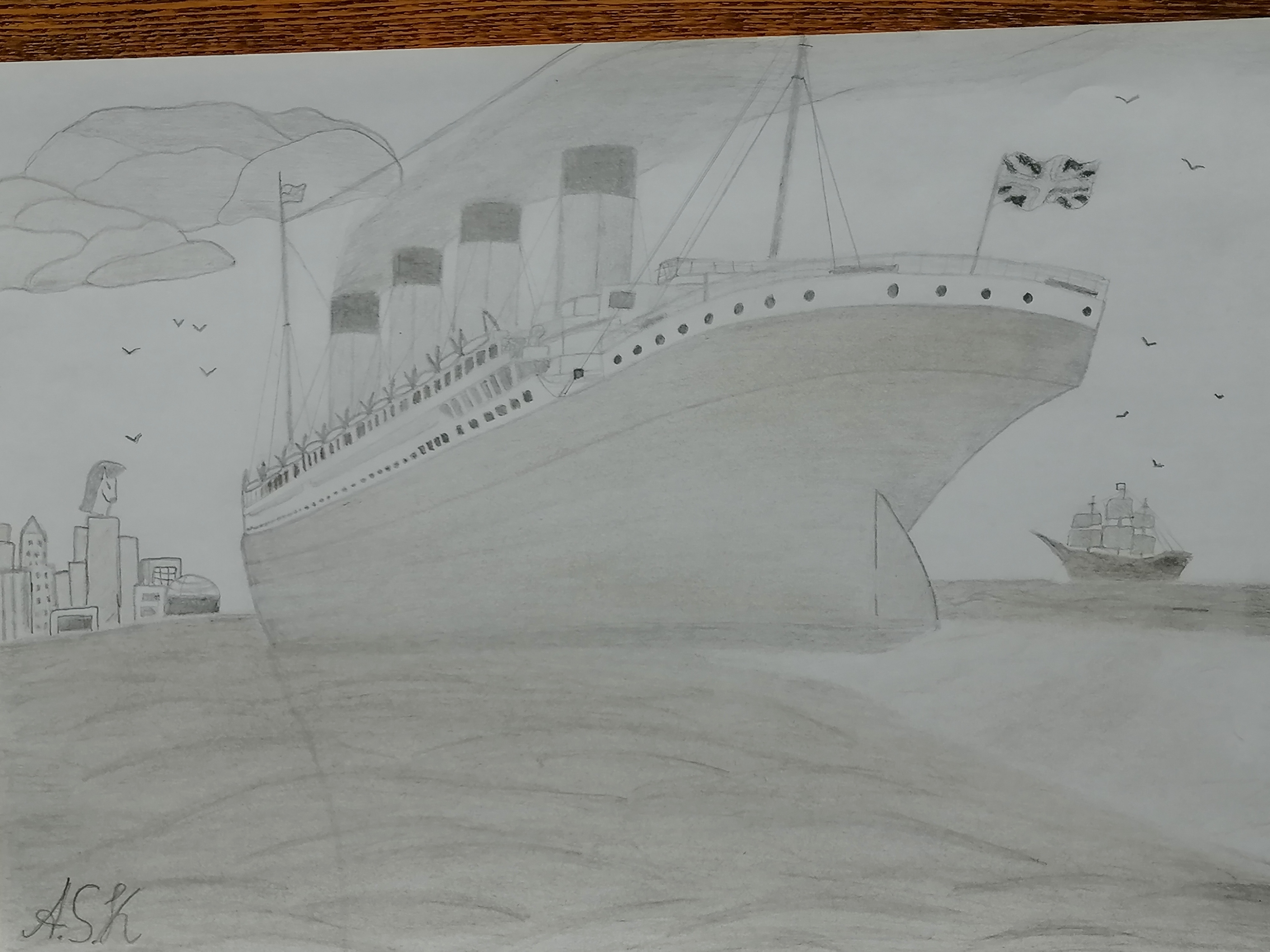 tall ship pencil sketch by rwysig on DeviantArt
