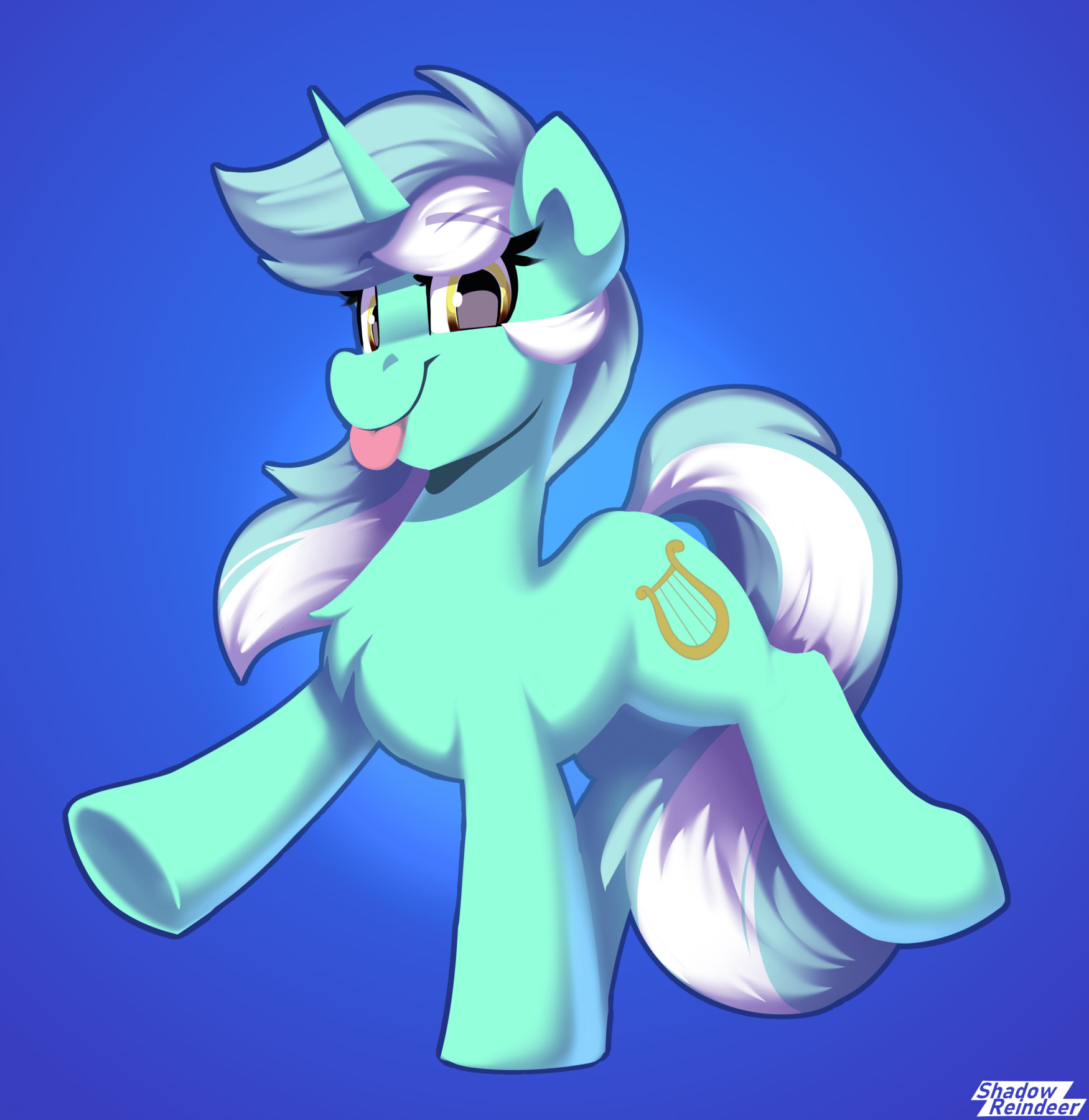 #3108701 - safe, artist:shadowreindeer, lyra heartstrings, pony ...