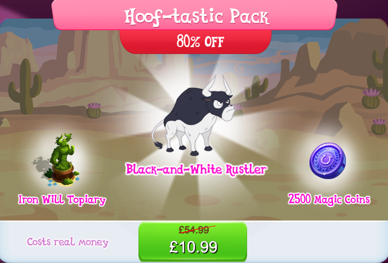Mlp Bull Riding #3114582 - safe, gameloft, buffalo bull, bull, g4, my little pony ...