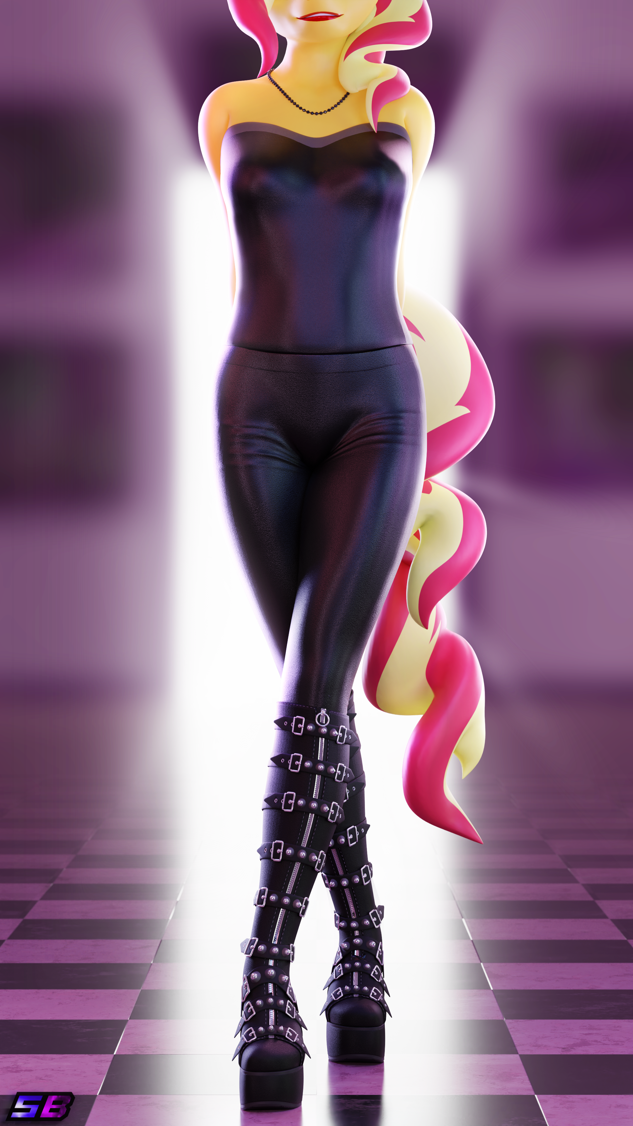 288985 - safe, artist:cybermananon, semi-anthro, bipedal, boots