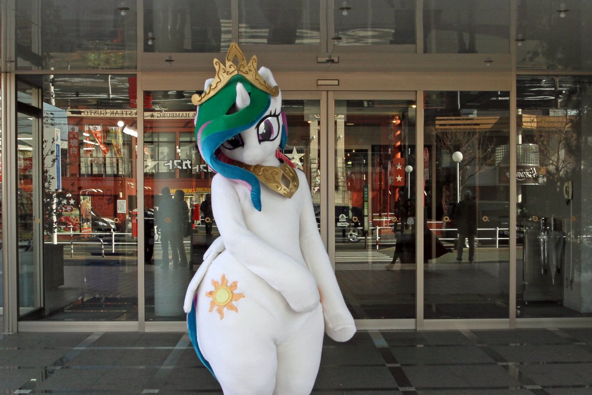#3460764 - safe, princess celestia, 2016, automatic door, butt wings