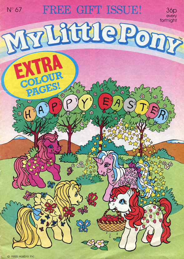 My Little Pony Twice as Fancy Milky Way G1 Vintage Ponies