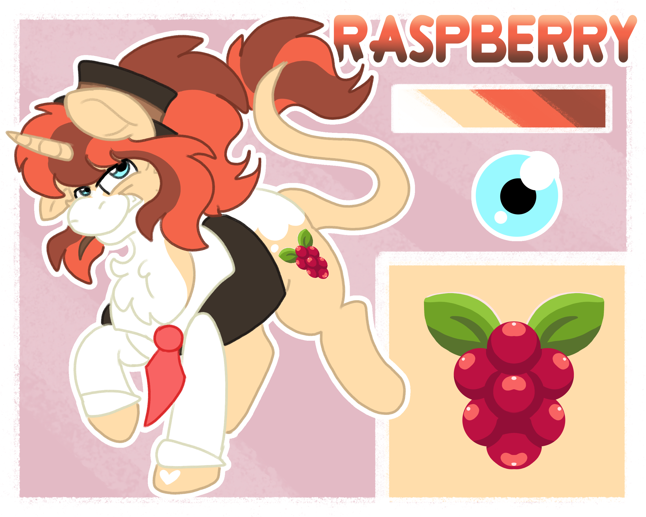 Mlp Oc Raspberry Daylight #3298778 - safe, artist:euspuche, oc, oc only, oc:raspberry, unicorn ...