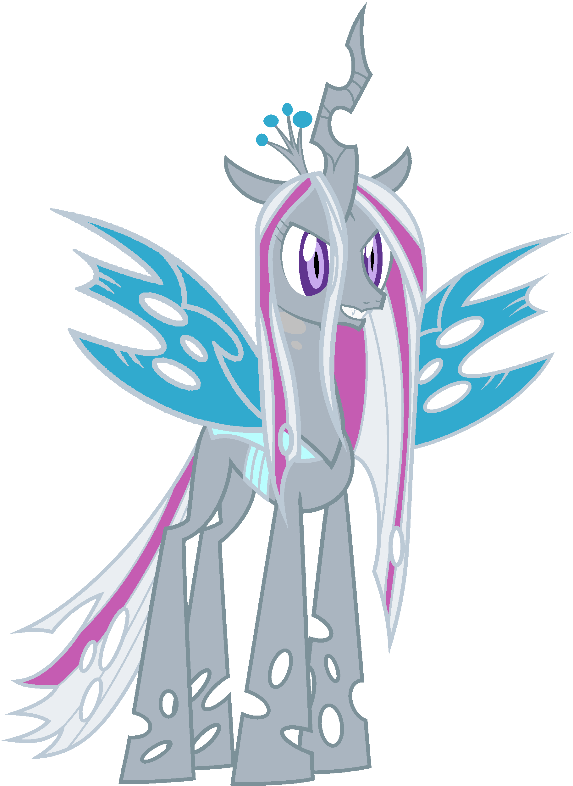 Sliver Changling #3299461 - artist needed, safe, anonymous artist, queen chrysalis ...