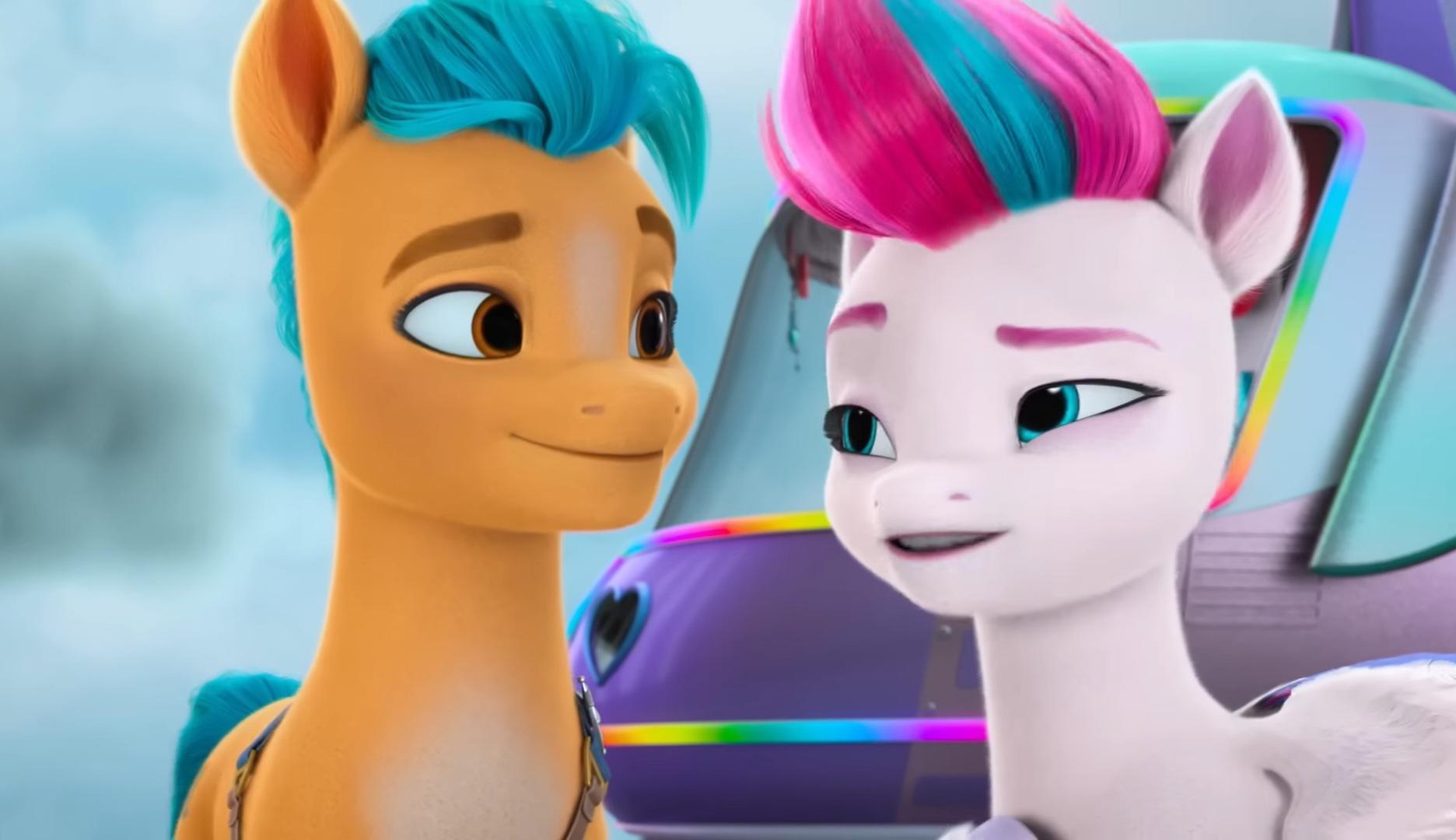 3295486 safe, screencap, hitch trailblazer, zipp storm, earth pony