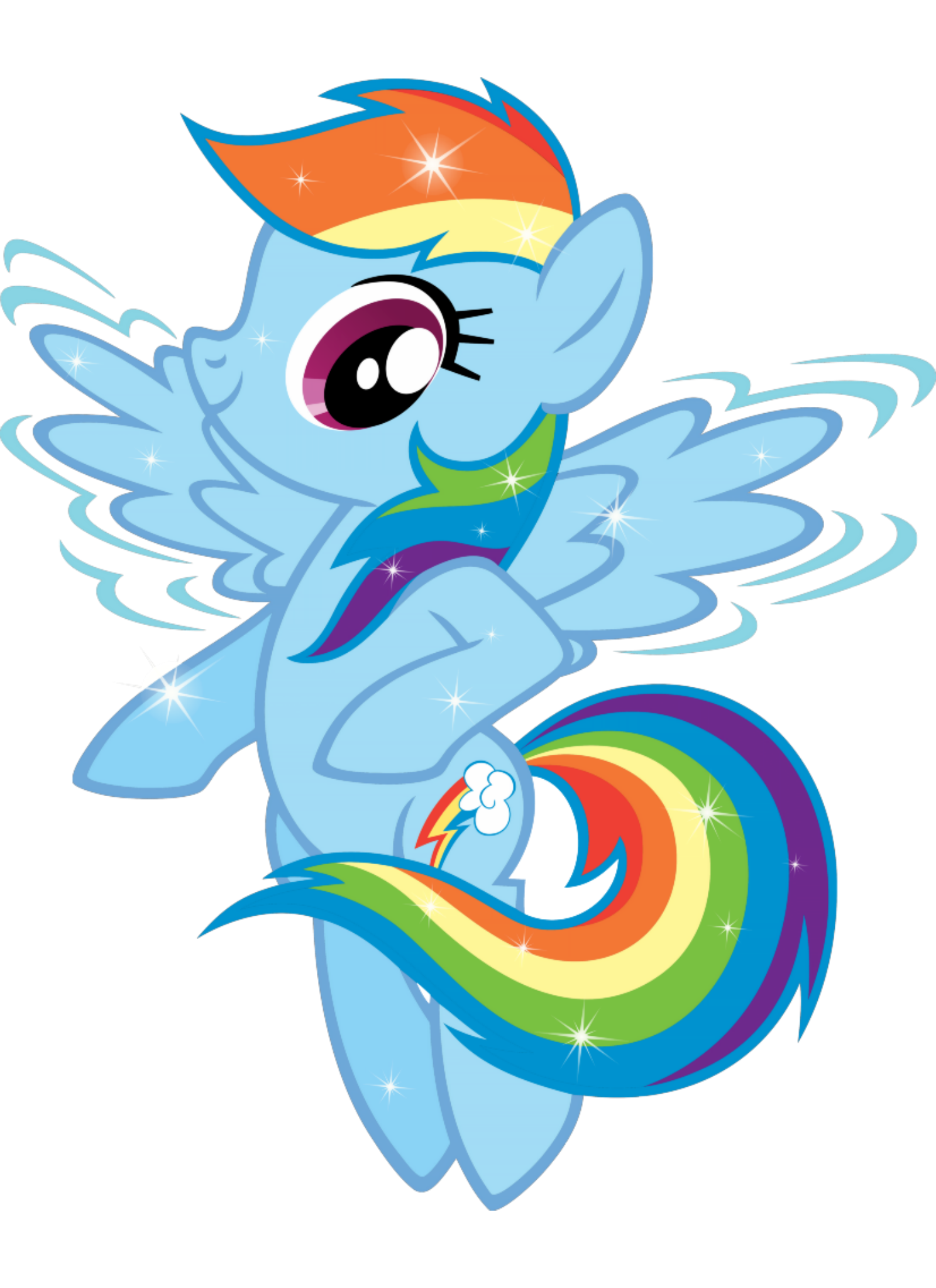 My Little Pony G4 Rainbow Dash - Pegase - First Wave - Hasbro