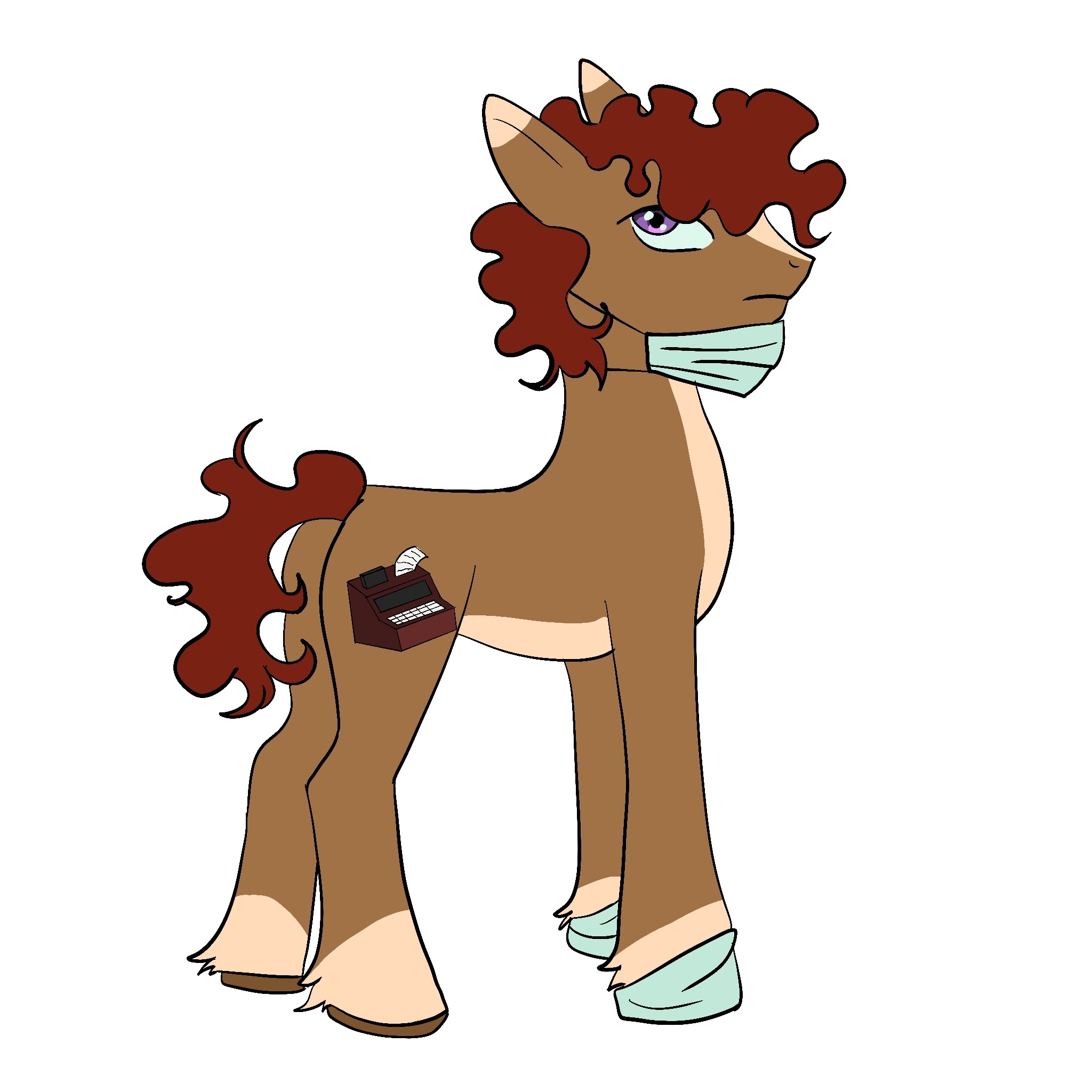 #3317211 - safe, artist:sugar lollipop, oc, oc only, earth pony, pony ...