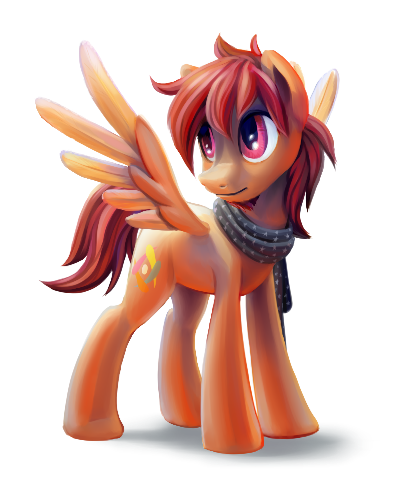 #3364788 - safe, artist:kaermter, oc, oc only, pegasus, pony, clothes ...
