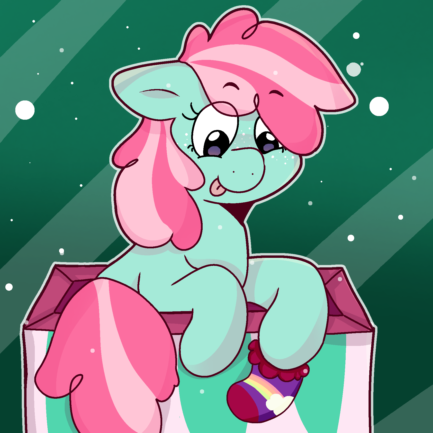 A very minty christmas plush