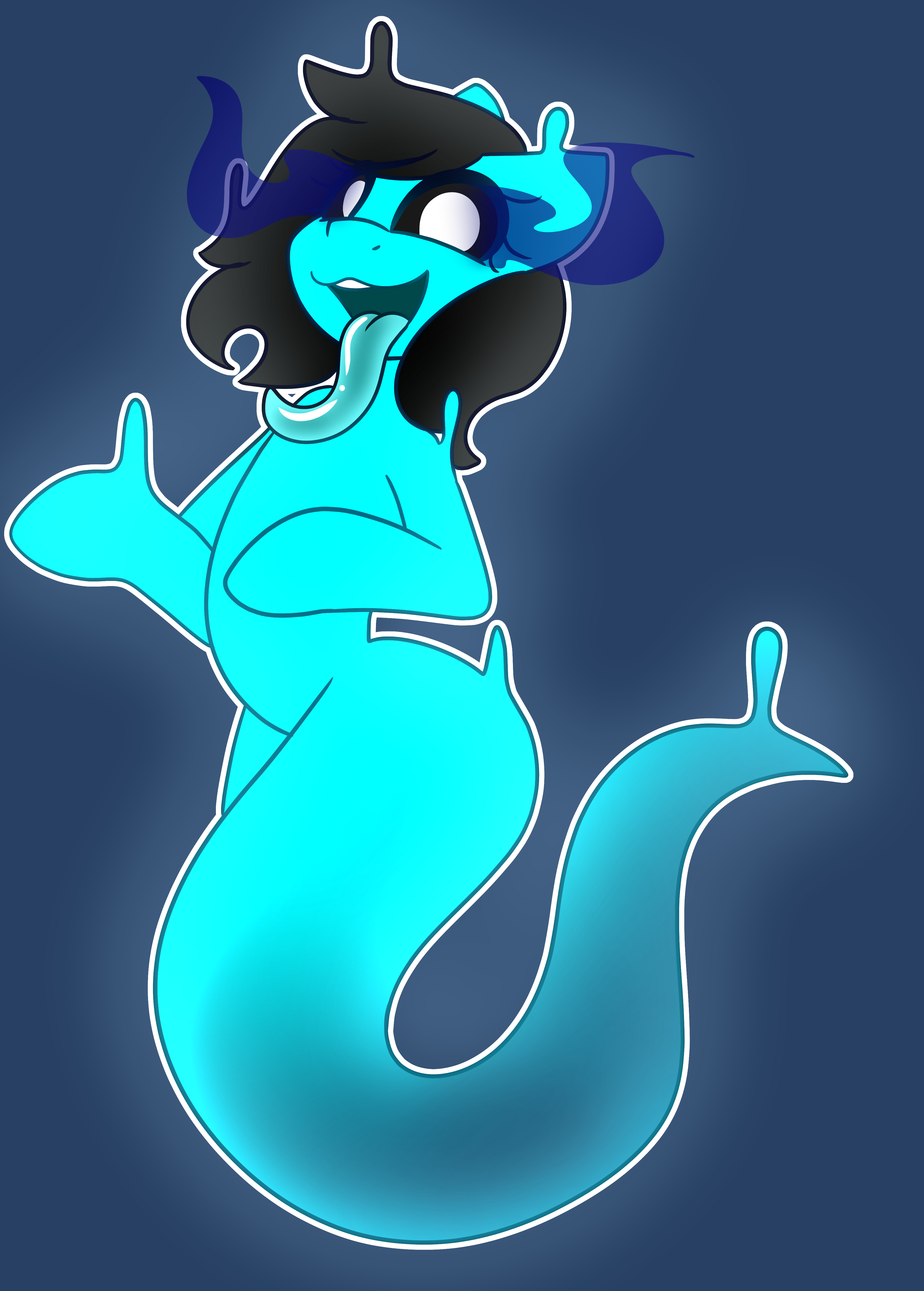 #3560094 - safe, artist:askhypnoswirl, oc, oc only, unnamed oc, ghost ...